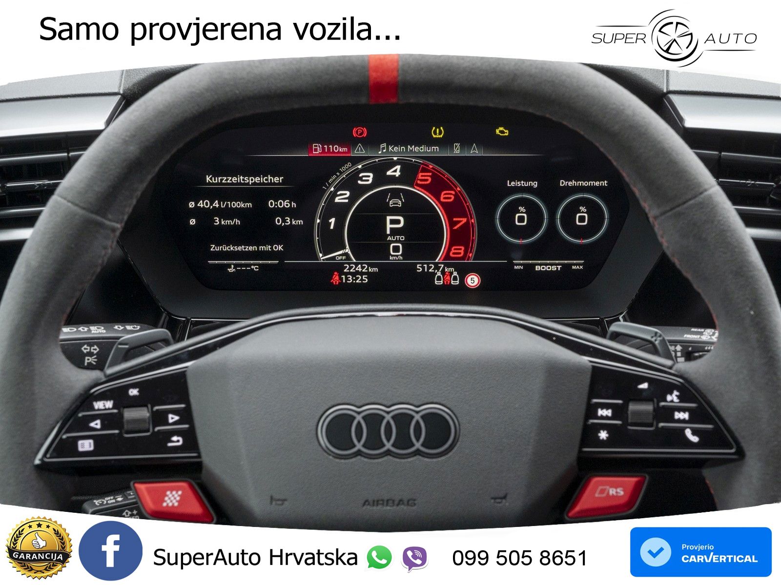 Audi RS3 Sportback 2.5 TFSI (400 KS) quattro S tronic LED+GR SJED+ACC