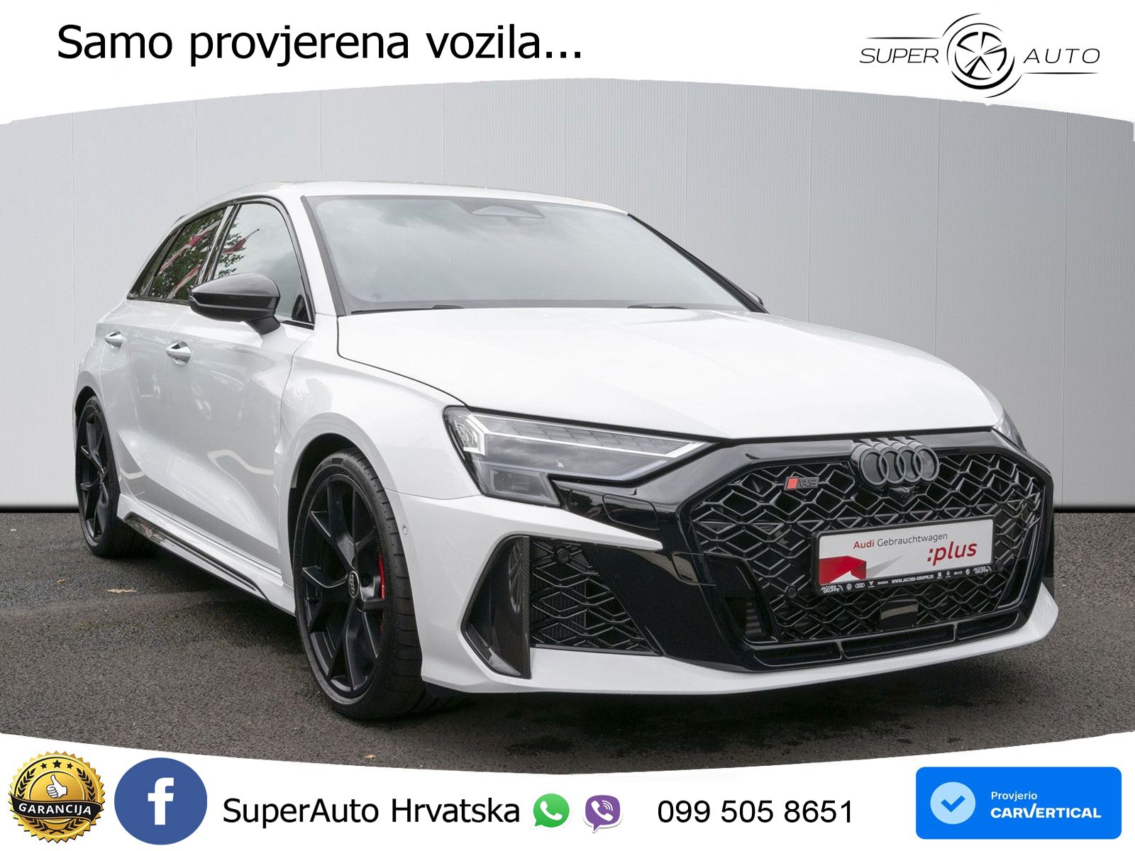 Audi RS3 Sportback 2.5 TFSI (400 KS) quattro S tronic LED+GR SJED+ACC