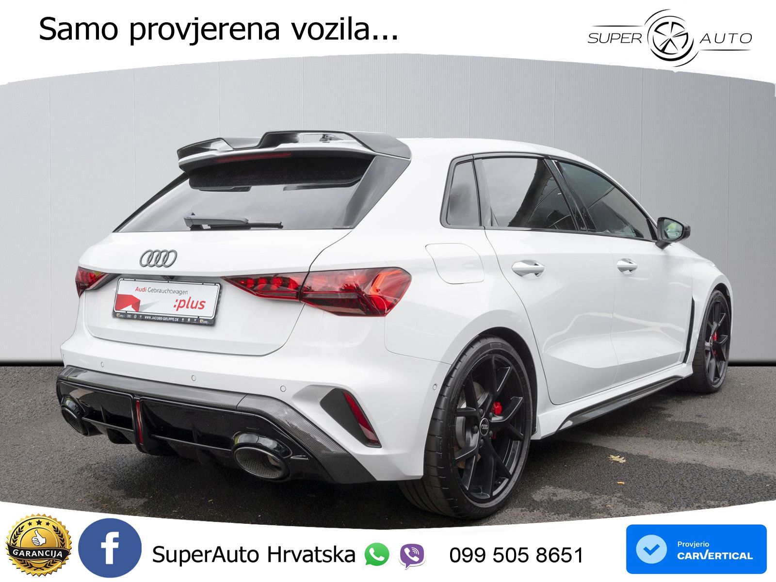 Audi RS3 Sportback 2.5 TFSI (400 KS) quattro S tronic LED+GR SJED+ACC