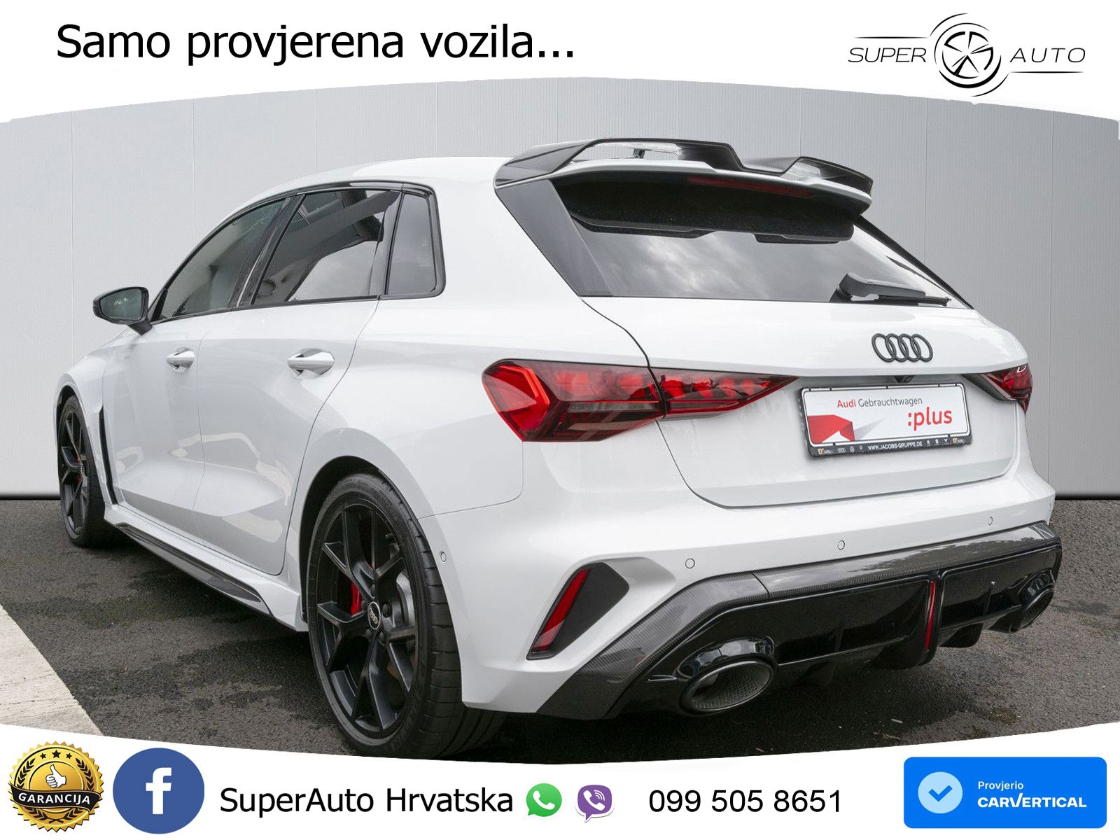 Audi RS3 Sportback 2.5 TFSI (400 KS) quattro S tronic LED+GR SJED+ACC