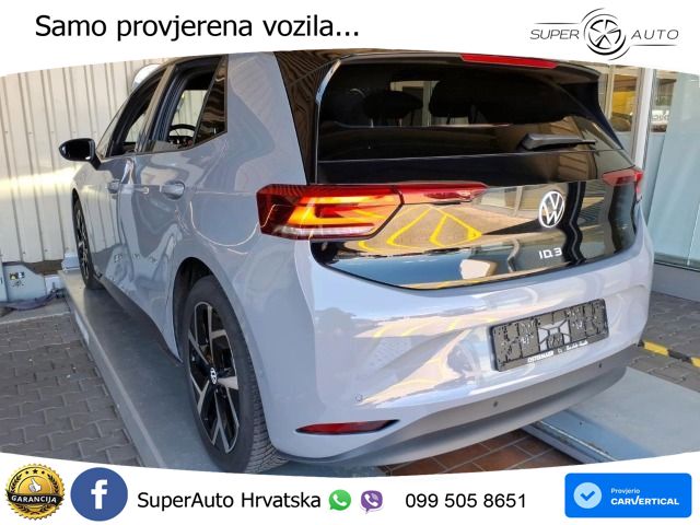 Volkswagen ID.3 Pro 62 kWh (204 KS) LED+GR SJED+ACC