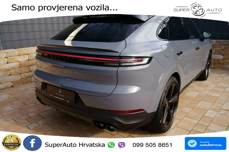 Porsche Cayenne Coupe S 3.0 V6 (519 KS) E-Hybrid Tiptronic S LED+GR SJED+ACC