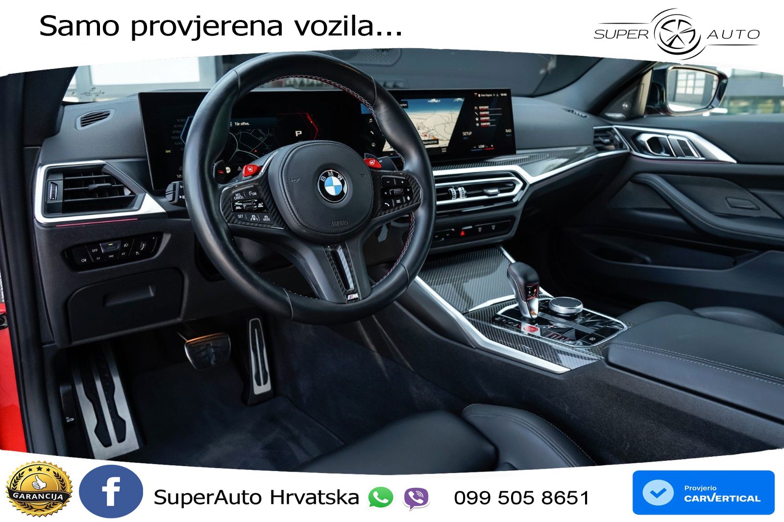 BMW M4 Competition 3.0 (510 KS) Steptronic LED+GR SJED+ACC
