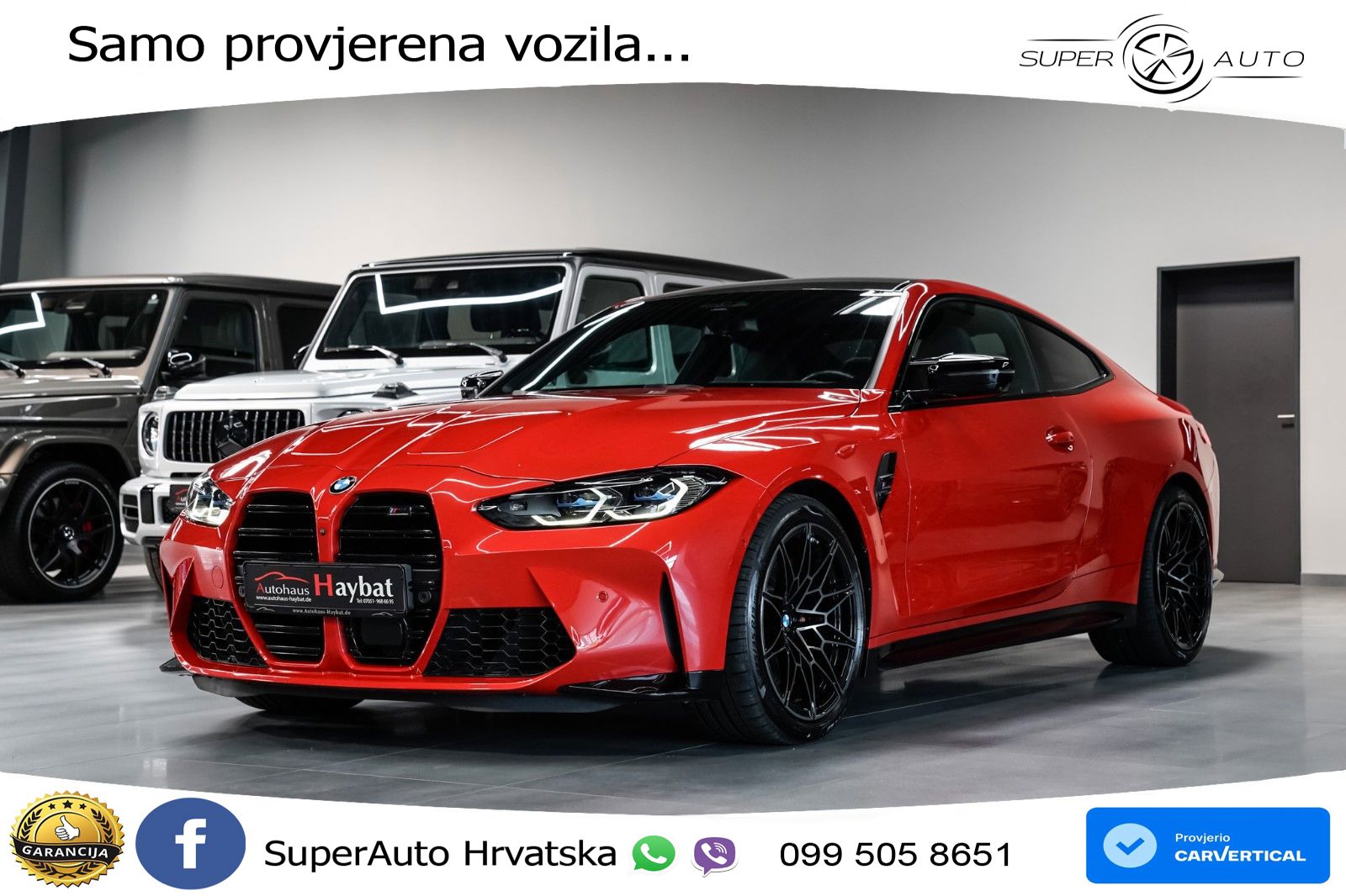 BMW M4 Competition 3.0 (510 KS) Steptronic LED+GR SJED+ACC