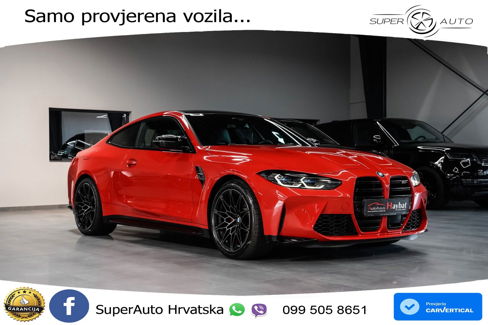 BMW M4 Competition 3.0 (510 KS) Steptronic LED+GR SJED+ACC