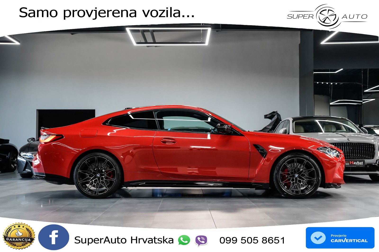 BMW M4 Competition 3.0 (510 KS) Steptronic LED+GR SJED+ACC