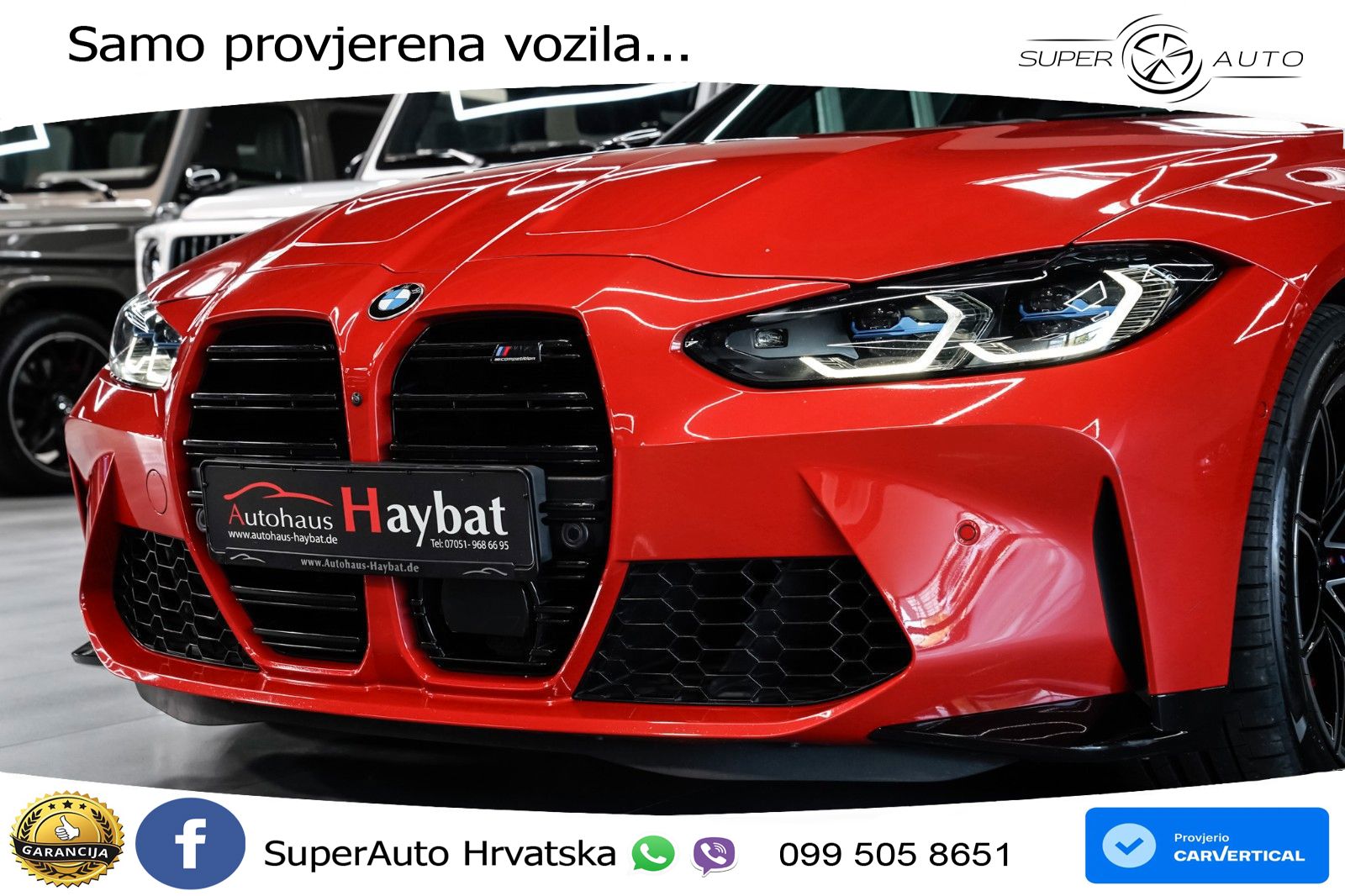 BMW M4 Competition 3.0 (510 KS) Steptronic LED+GR SJED+ACC