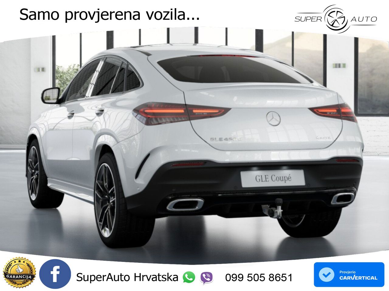 Mercedes GLE Coupe 450d (367 KS) EQ Boost 4MATIC 9G-TRONIC AMG LED+GR SJED+ACC