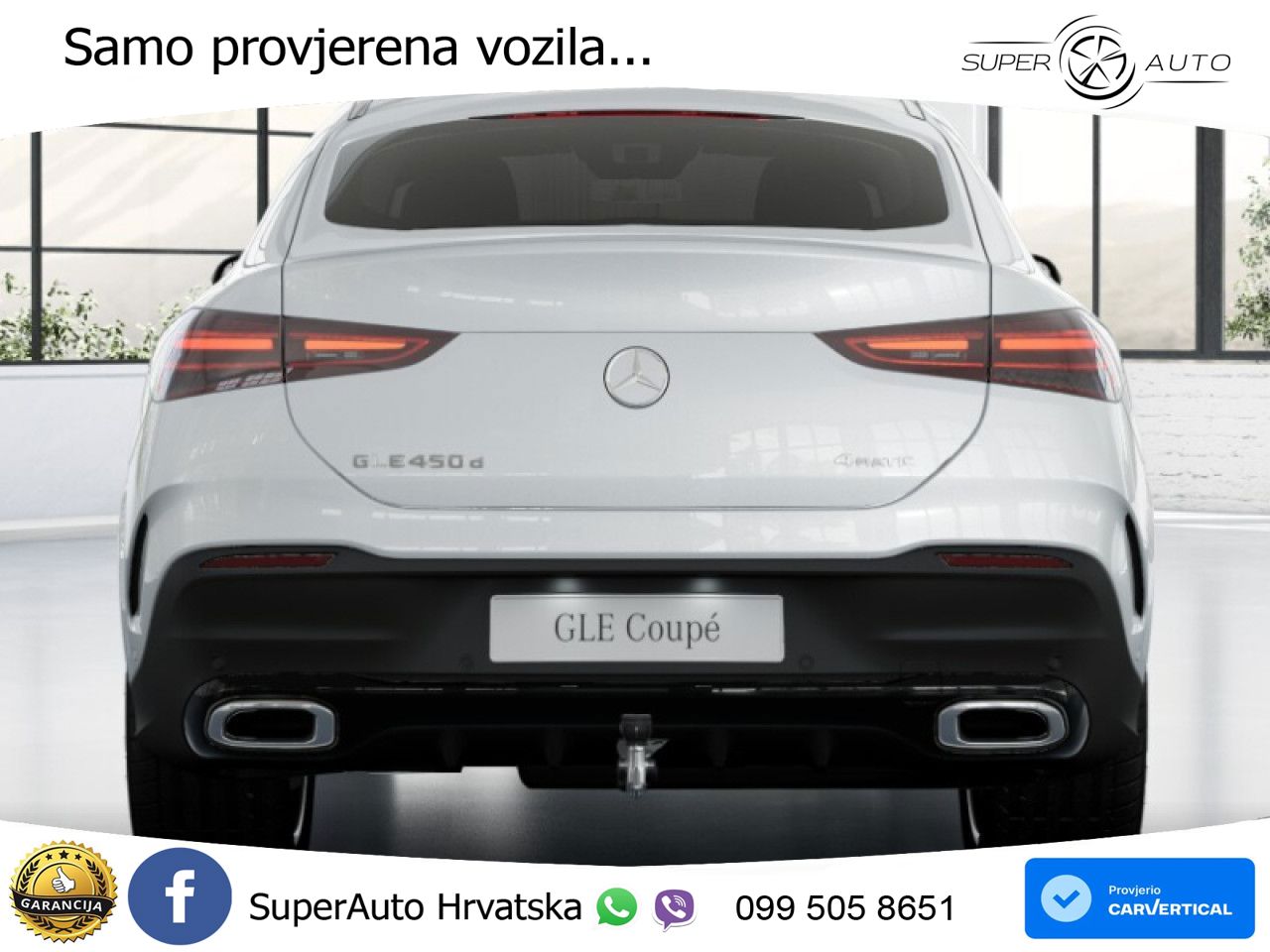 Mercedes GLE Coupe 450d (367 KS) EQ Boost 4MATIC 9G-TRONIC AMG LED+GR SJED+ACC