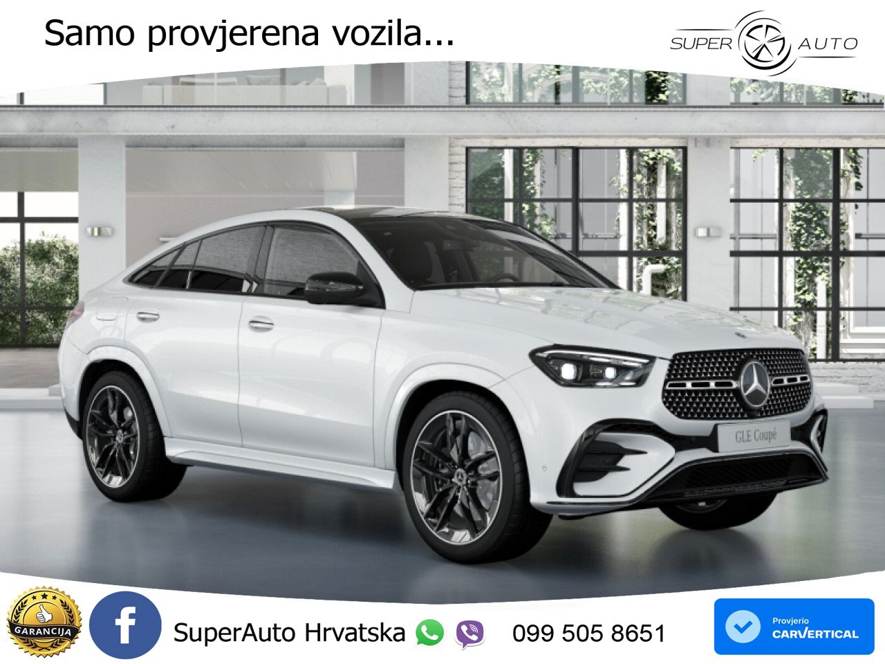 Mercedes GLE Coupe 450d (367 KS) EQ Boost 4MATIC 9G-TRONIC AMG LED+GR SJED+ACC