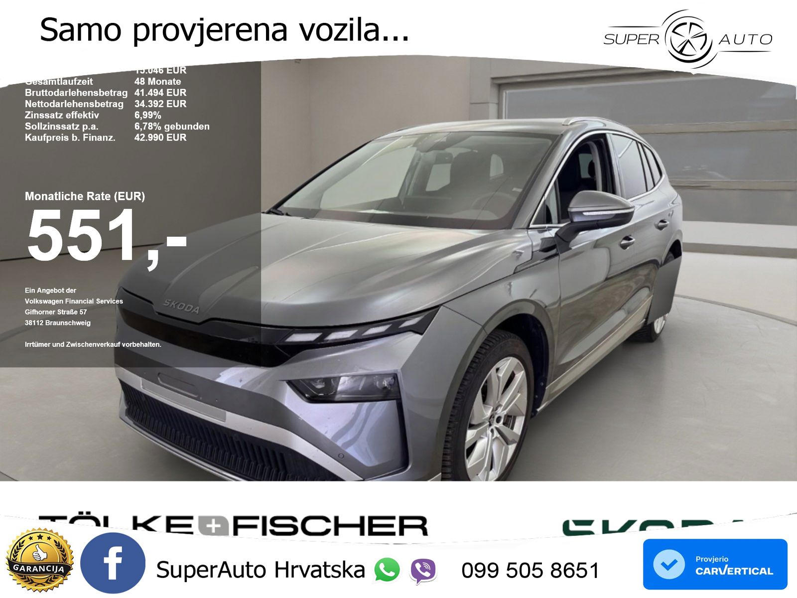 Škoda Enyaq 85 82 kWh (286 KS) LED+GR SJED+ACC