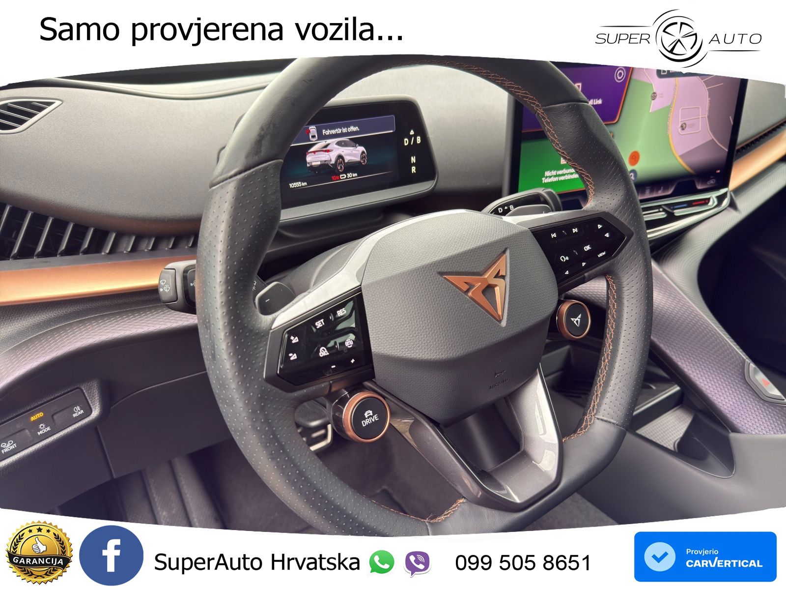 Cupra Tavascan 82 kWh (286 KS) LED+GR SJED+ACC