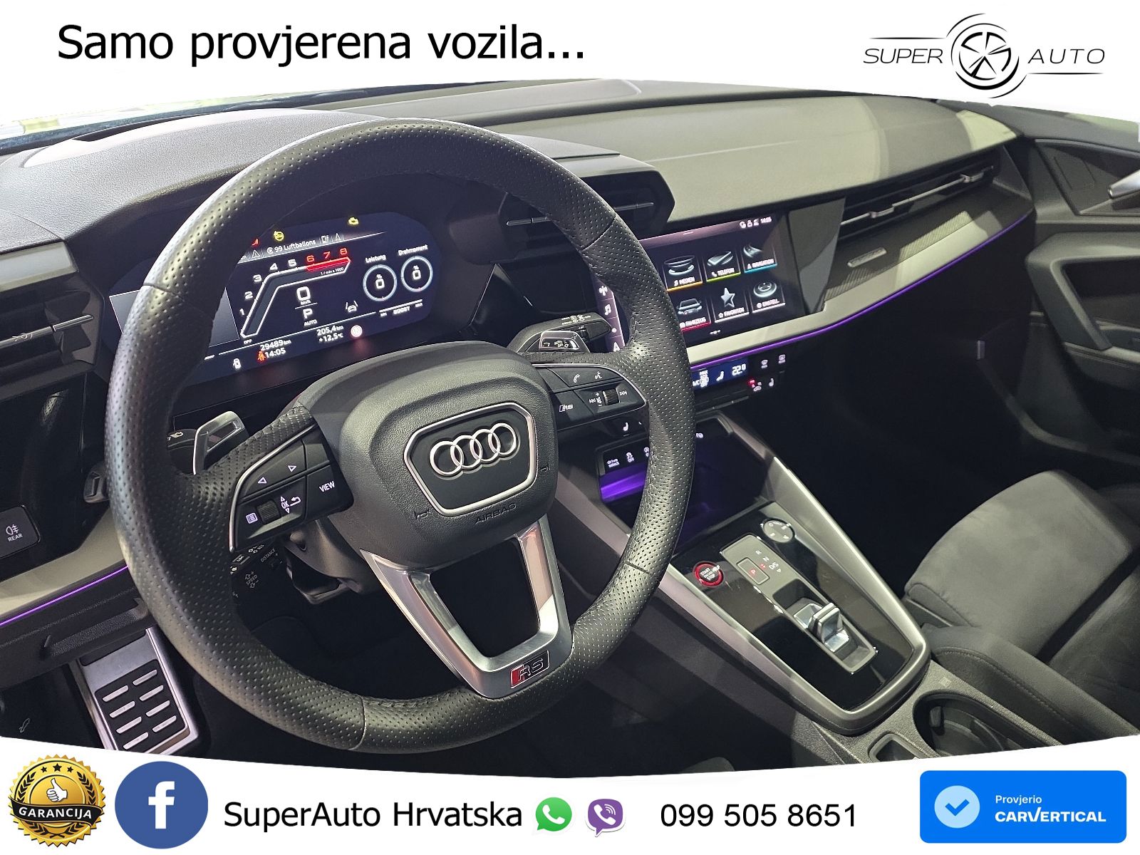 Audi RS3 Sportback 2.5 TFSI (400 KS) quattro S tronic LED+GR SJED+ACC