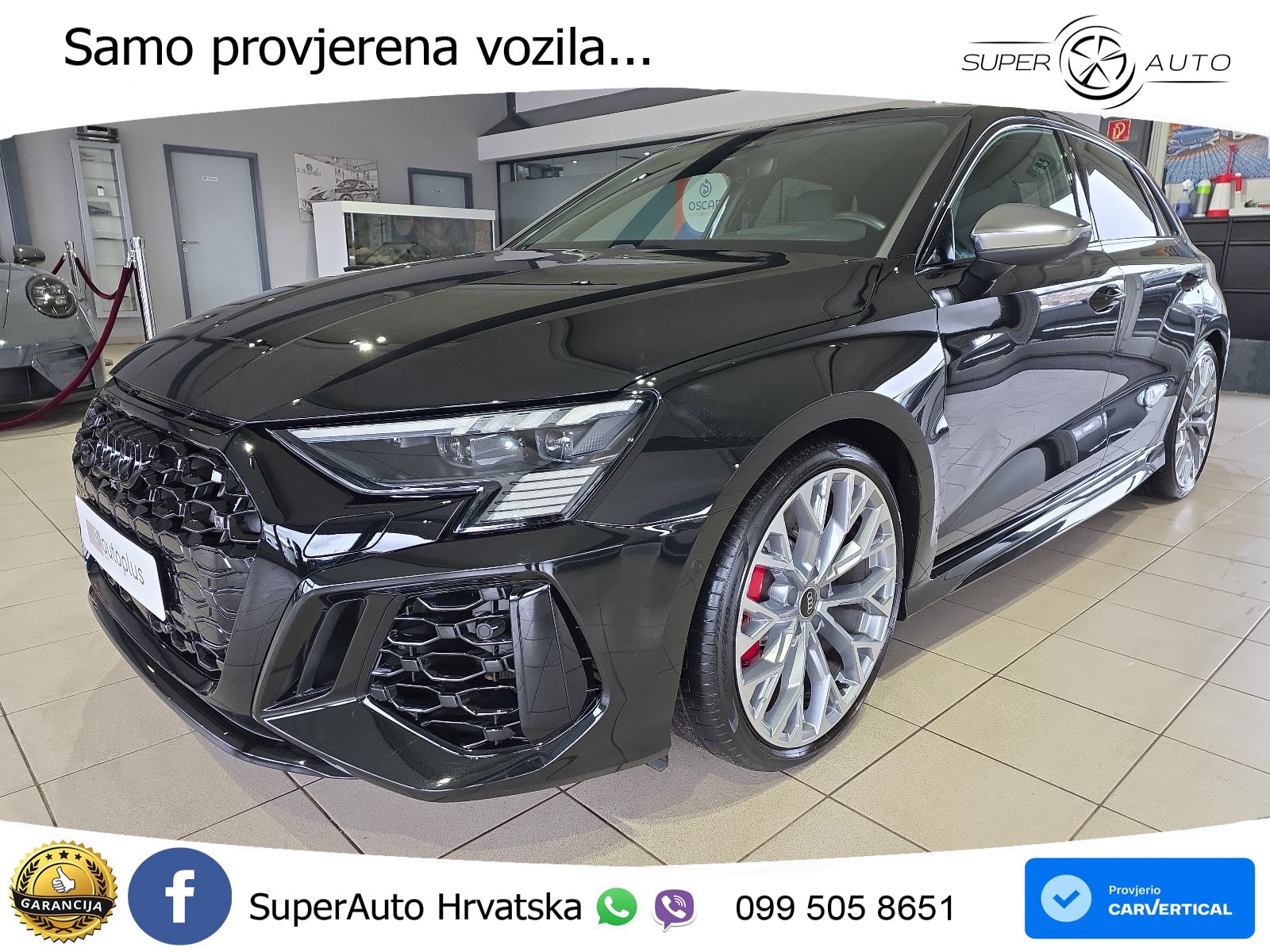 Audi RS3 Sportback 2.5 TFSI (400 KS) quattro S tronic LED+GR SJED+ACC
