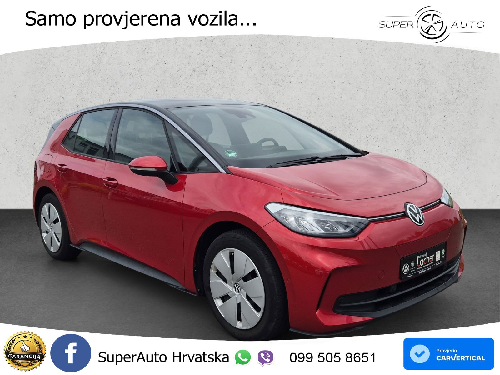 Volkswagen ID.3 Pro 62 kWh (204 KS) LED+GR SJED+ACC