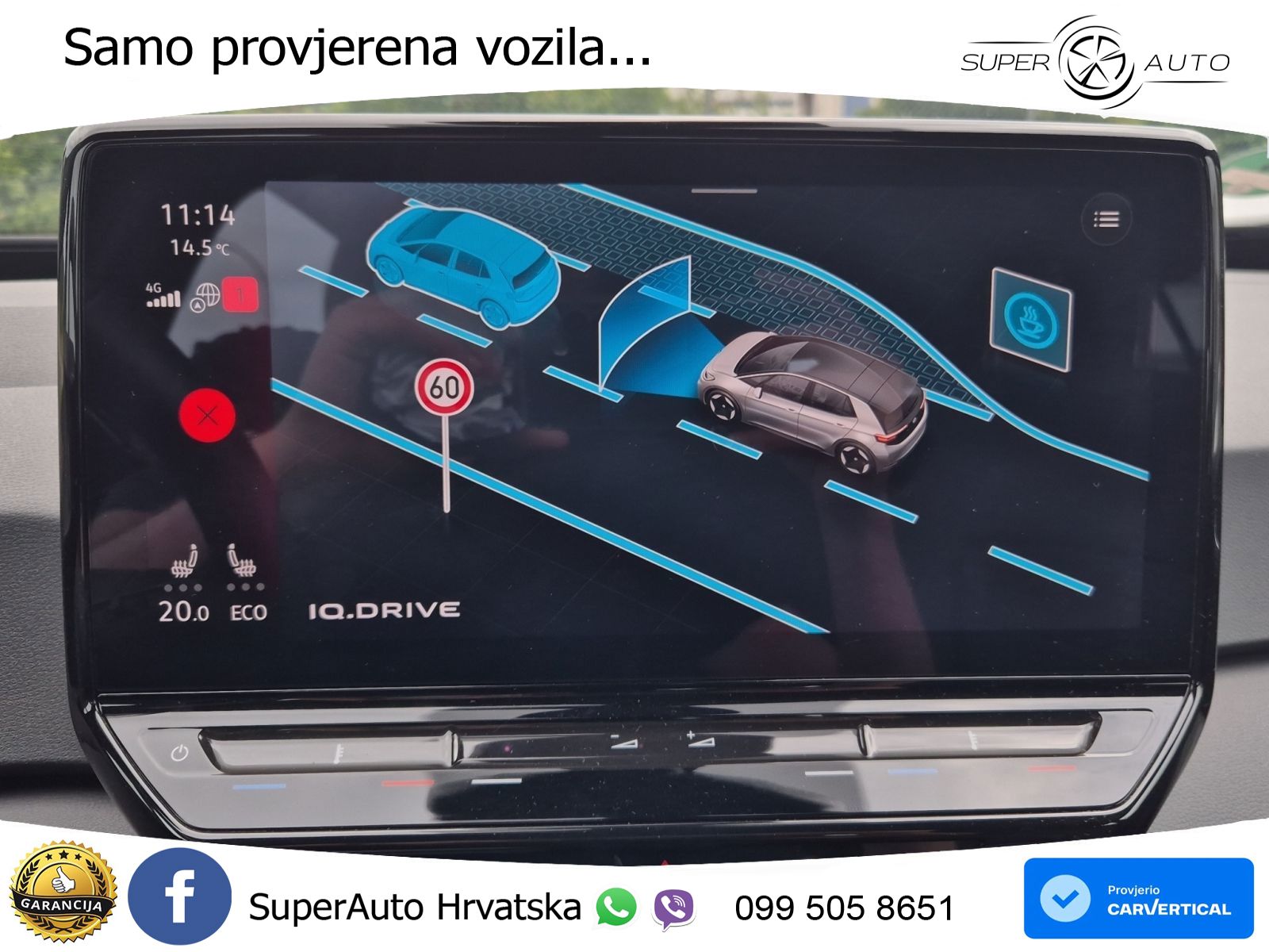 Volkswagen ID.3 Pro 62 kWh (204 KS) LED+GR SJED+ACC