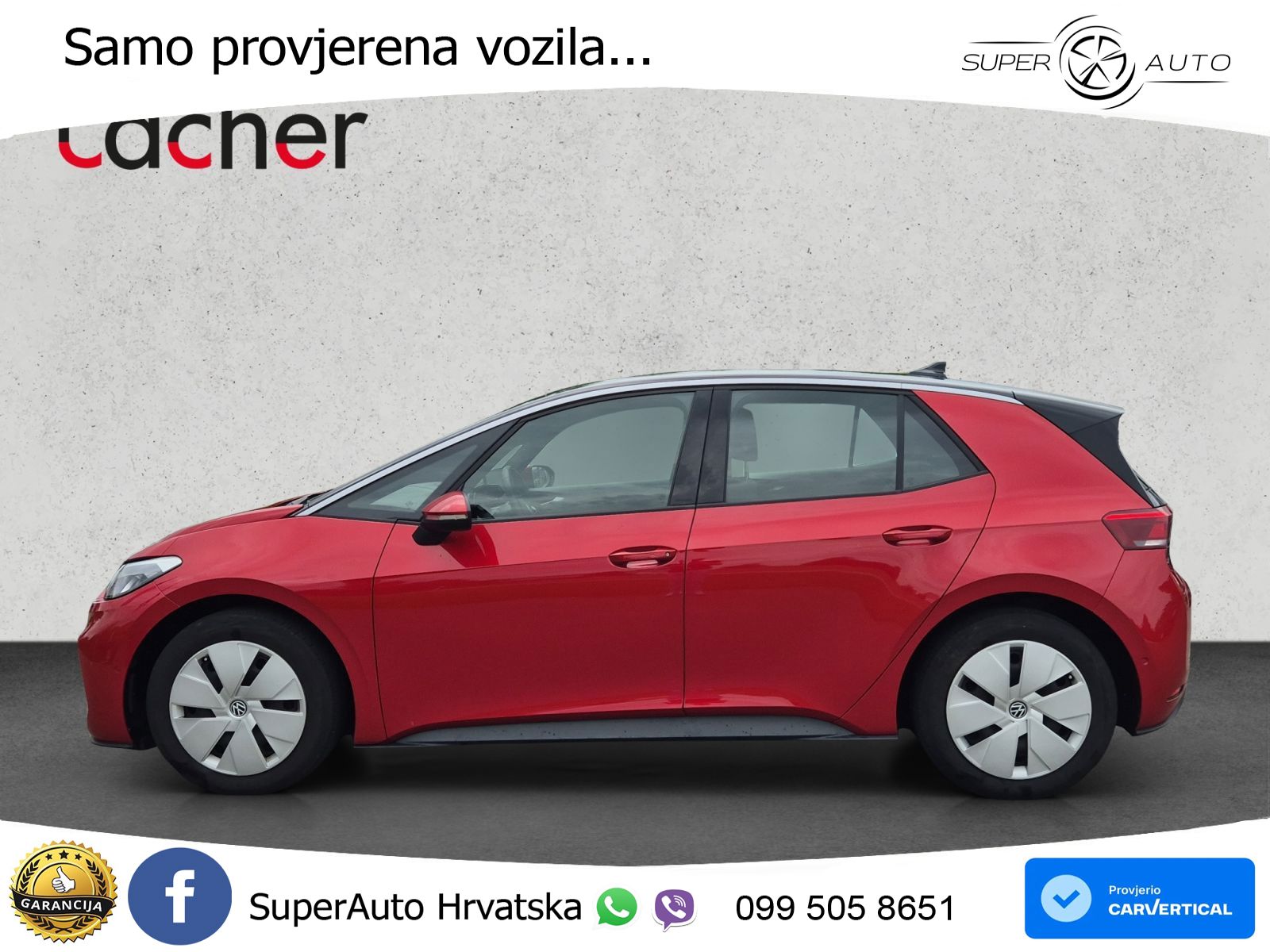 Volkswagen ID.3 Pro 62 kWh (204 KS) LED+GR SJED+ACC