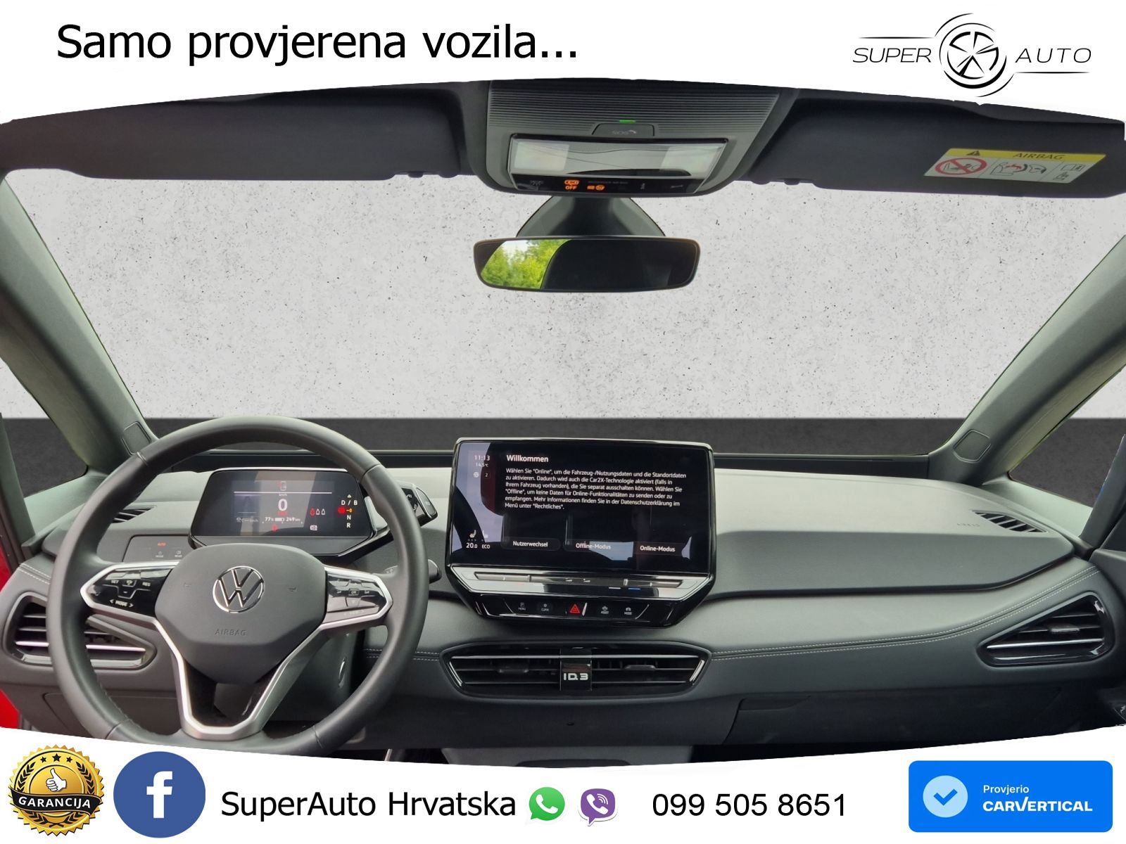 Volkswagen ID.3 Pro 62 kWh (204 KS) LED+GR SJED+ACC