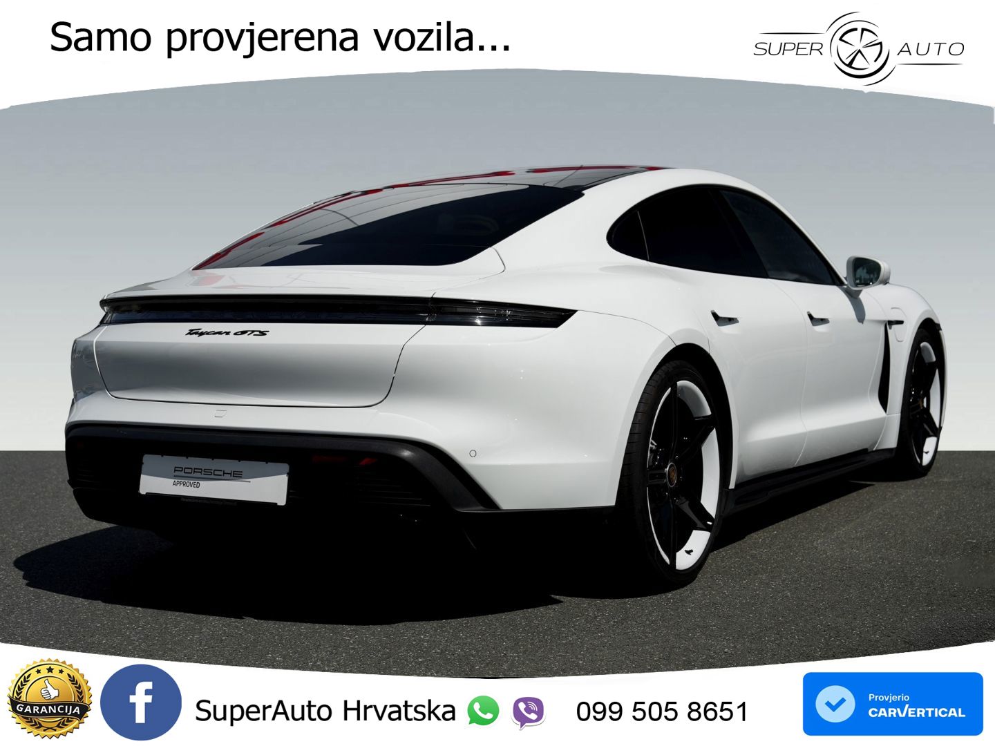 Porsche Taycan GTS Performance Plus 93.4 kWh (598 KS)