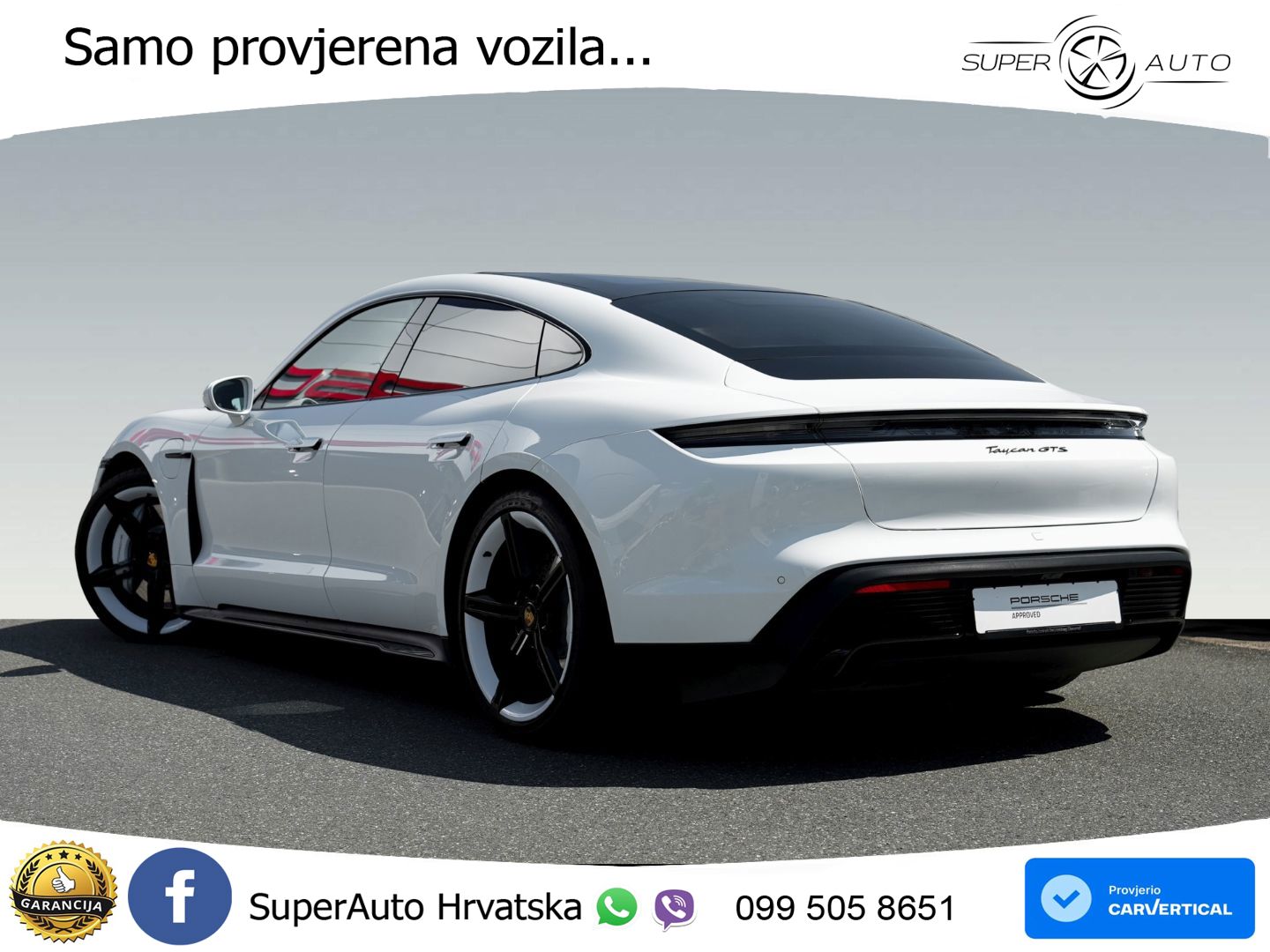 Porsche Taycan GTS Performance Plus 93.4 kWh (598 KS)