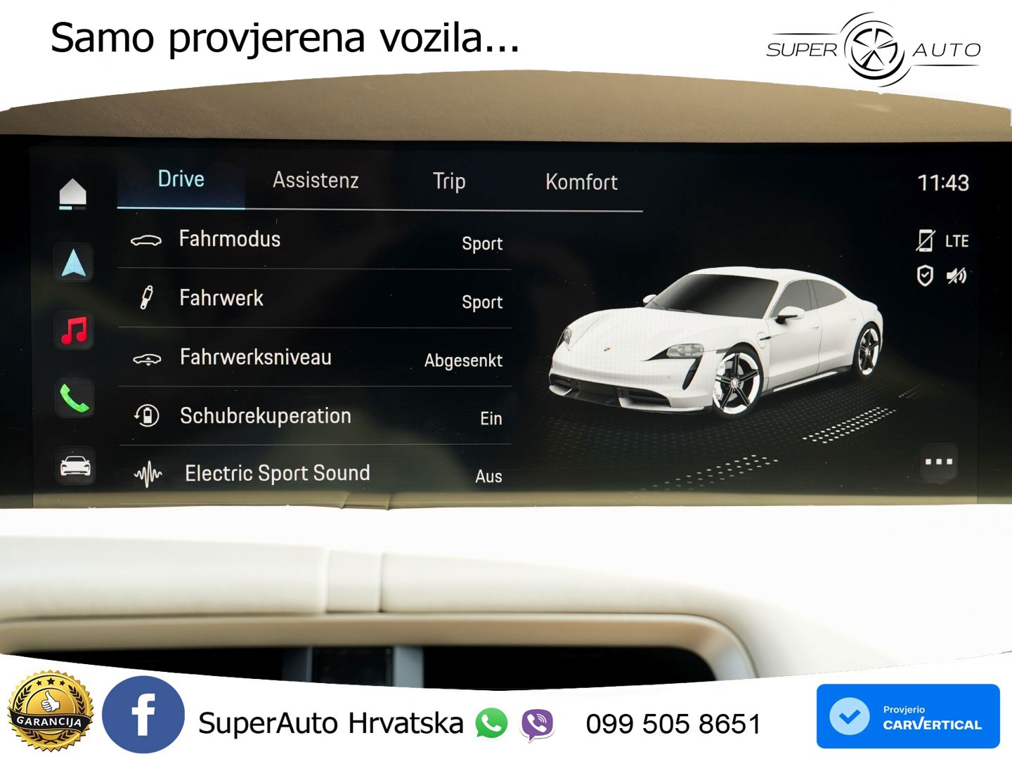 Porsche Taycan GTS Performance Plus 93.4 kWh (598 KS)