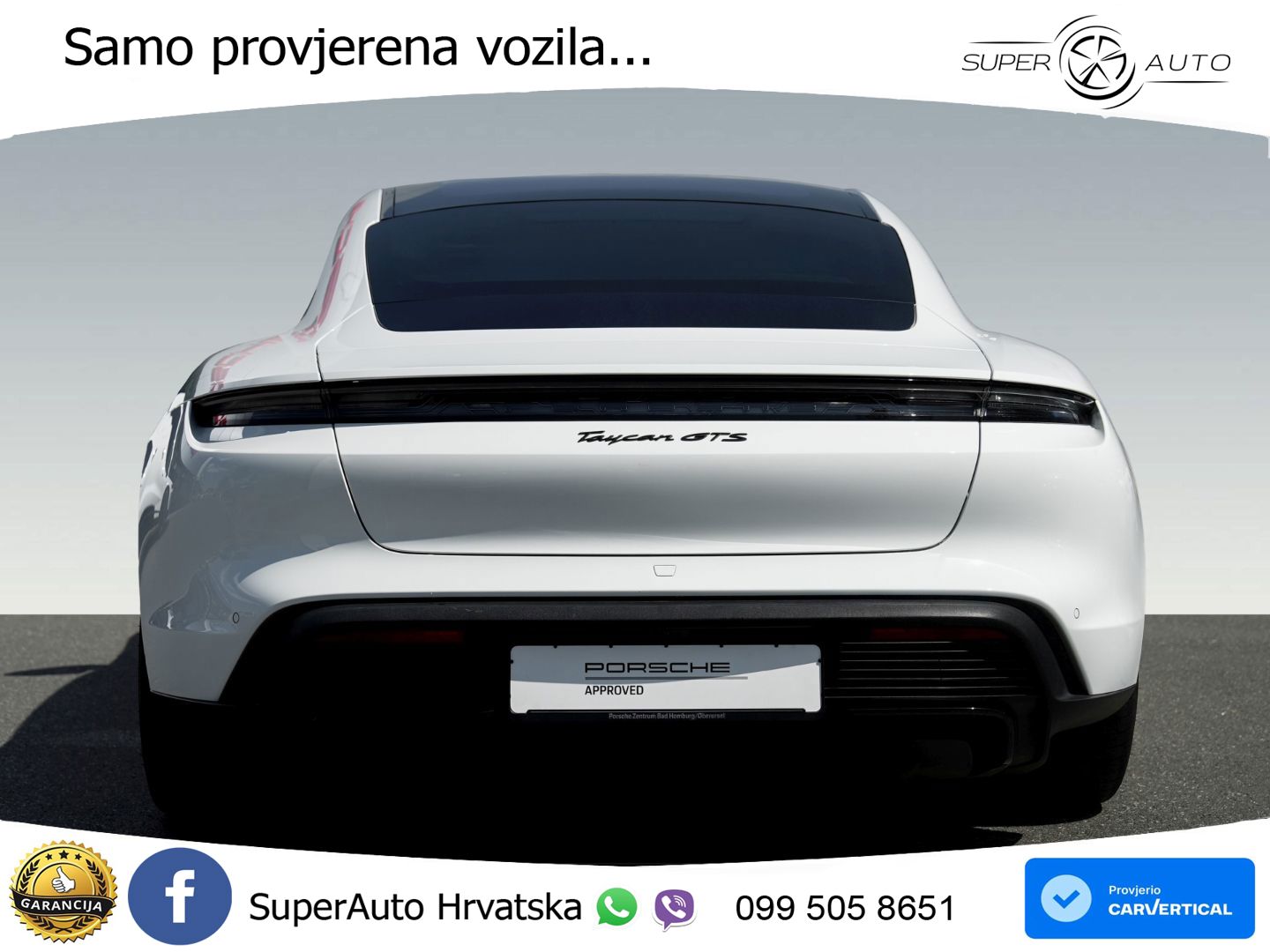 Porsche Taycan GTS Performance Plus 93.4 kWh (598 KS)