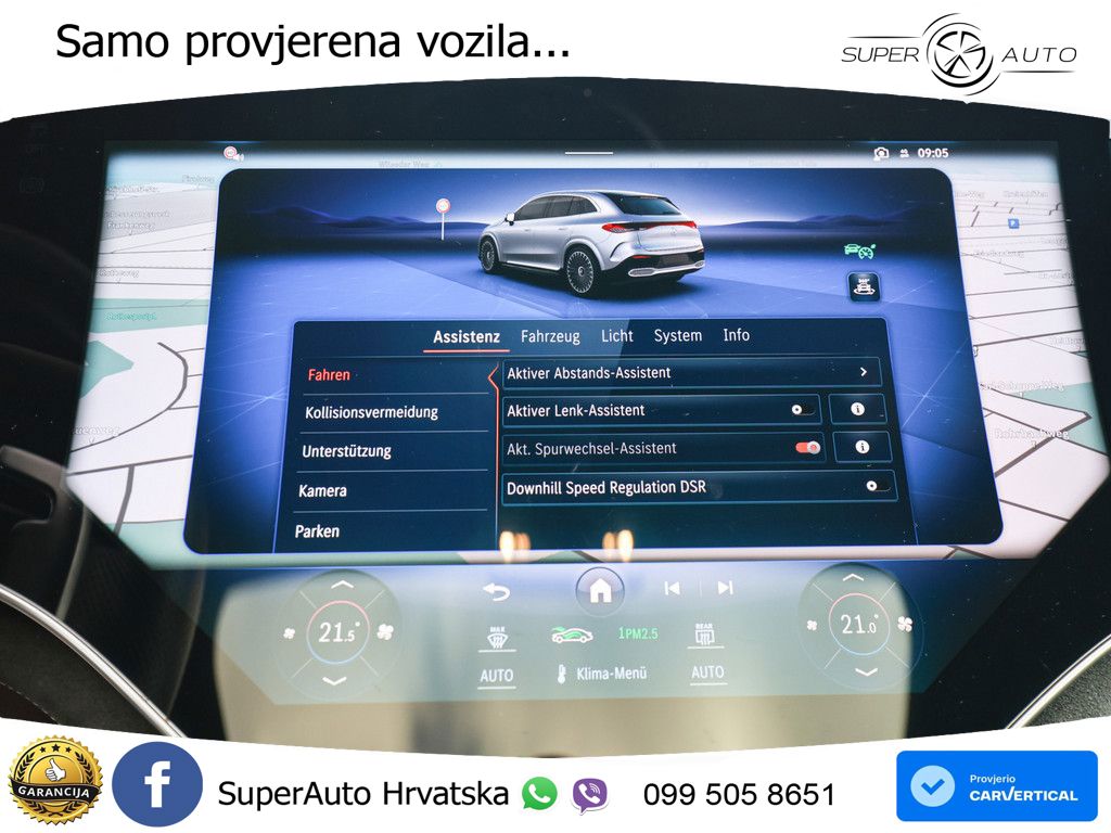 Mercedes EQE SUV AMG 43 100 kWh (476 KS) 4MATIC ZRAČNI+ACC+GR SJED+KAM+PANO