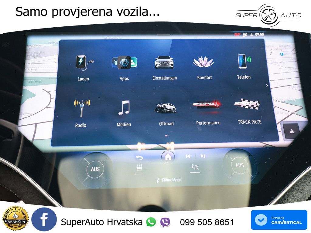 Mercedes EQE SUV AMG 43 100 kWh (476 KS) 4MATIC ZRAČNI+ACC+GR SJED+KAM+PANO
