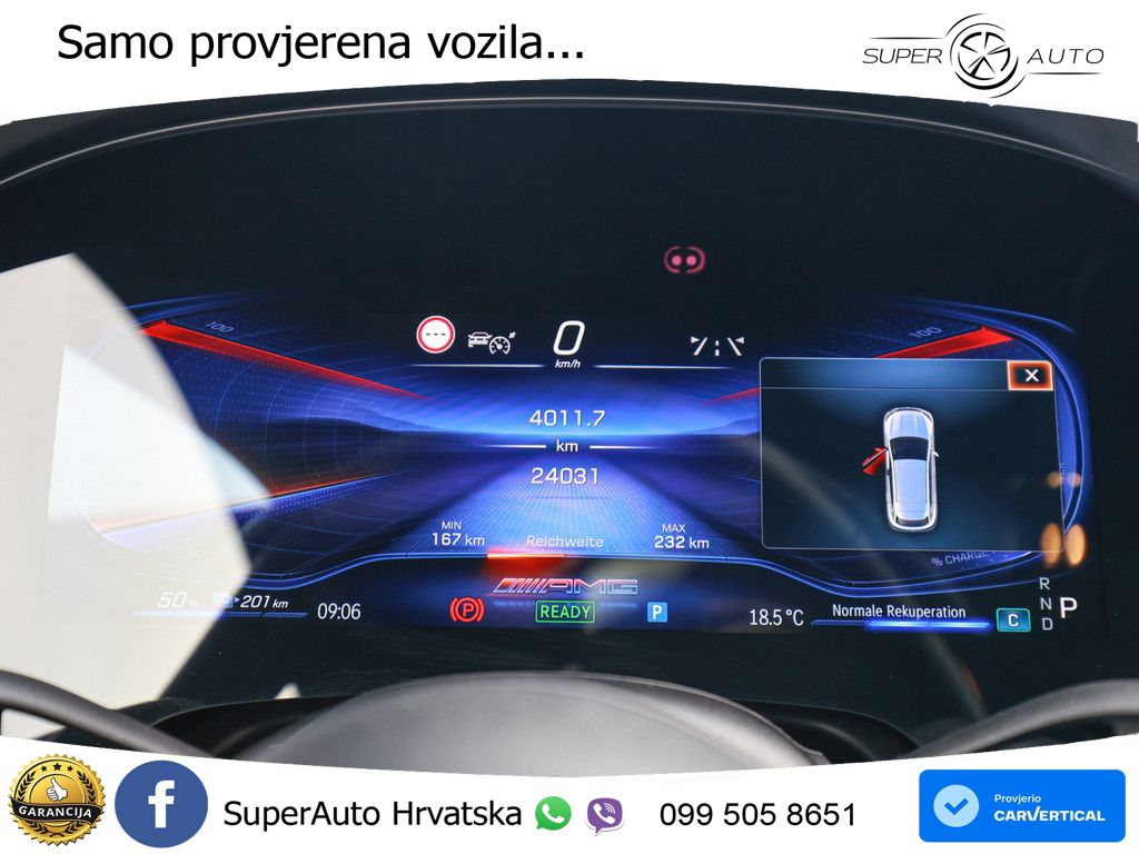Mercedes EQE SUV AMG 43 100 kWh (476 KS) 4MATIC ZRAČNI+ACC+GR SJED+KAM+PANO