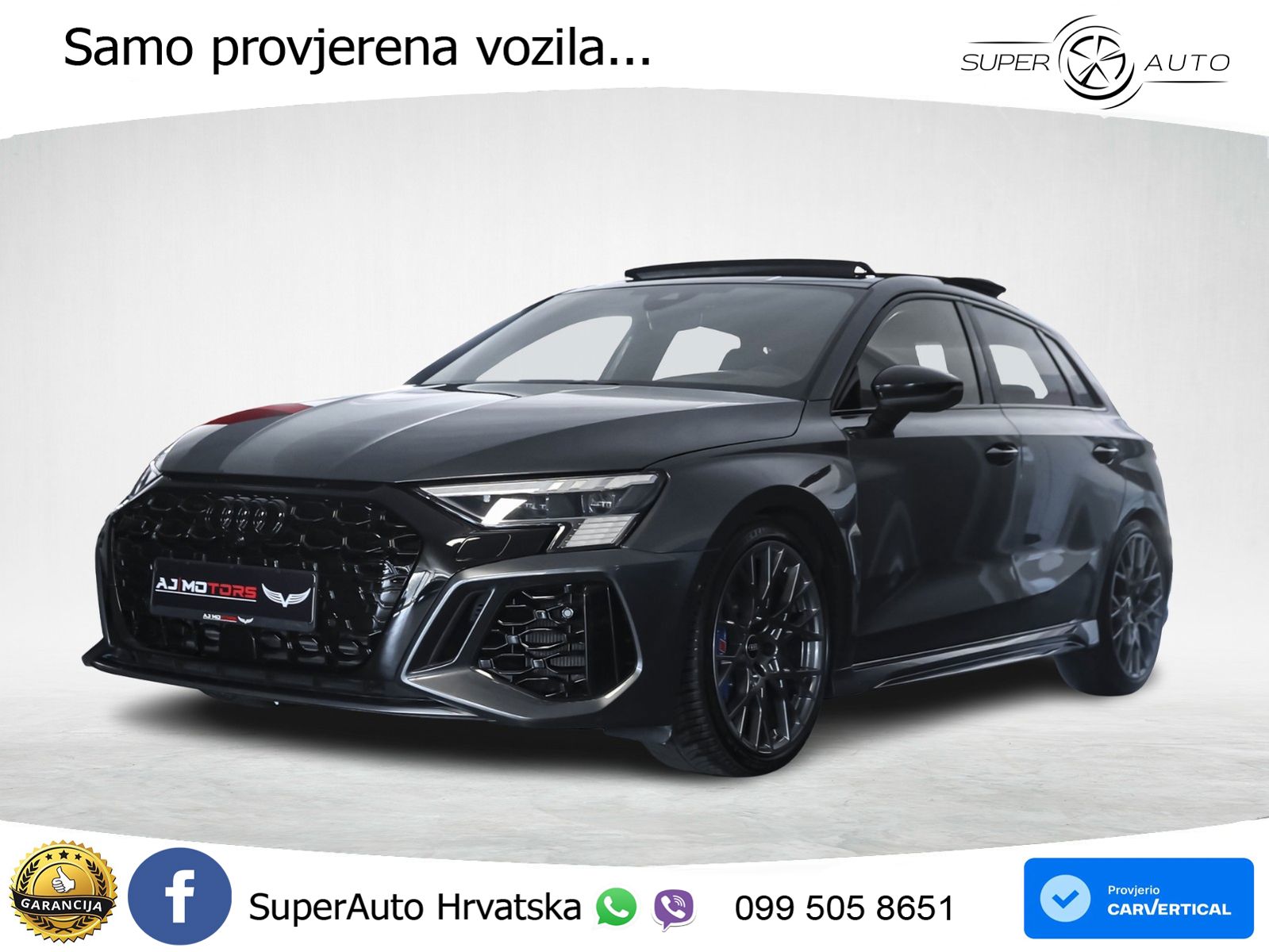Audi RS3 Sedan 2.5 TFSI (400 KS) quattro S tronic LED+GR SJED+ACC