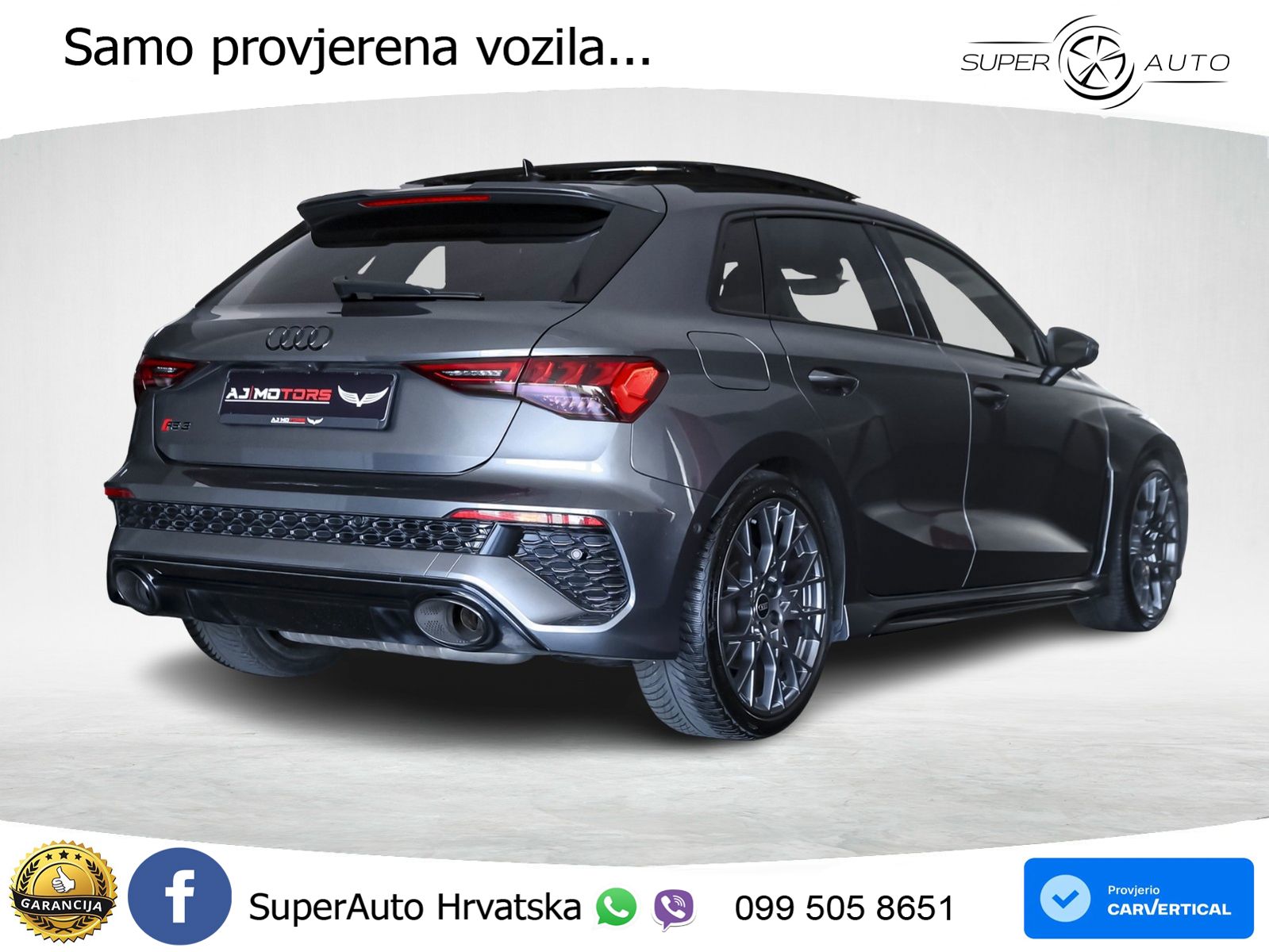 Audi RS3 Sedan 2.5 TFSI (400 KS) quattro S tronic LED+GR SJED+ACC