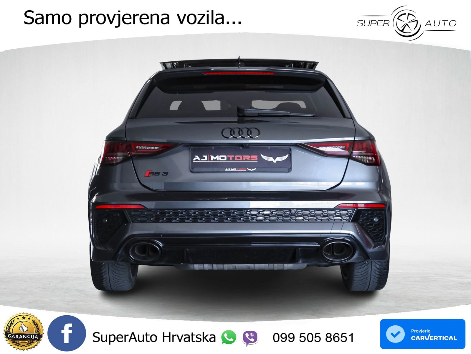 Audi RS3 Sedan 2.5 TFSI (400 KS) quattro S tronic LED+GR SJED+ACC