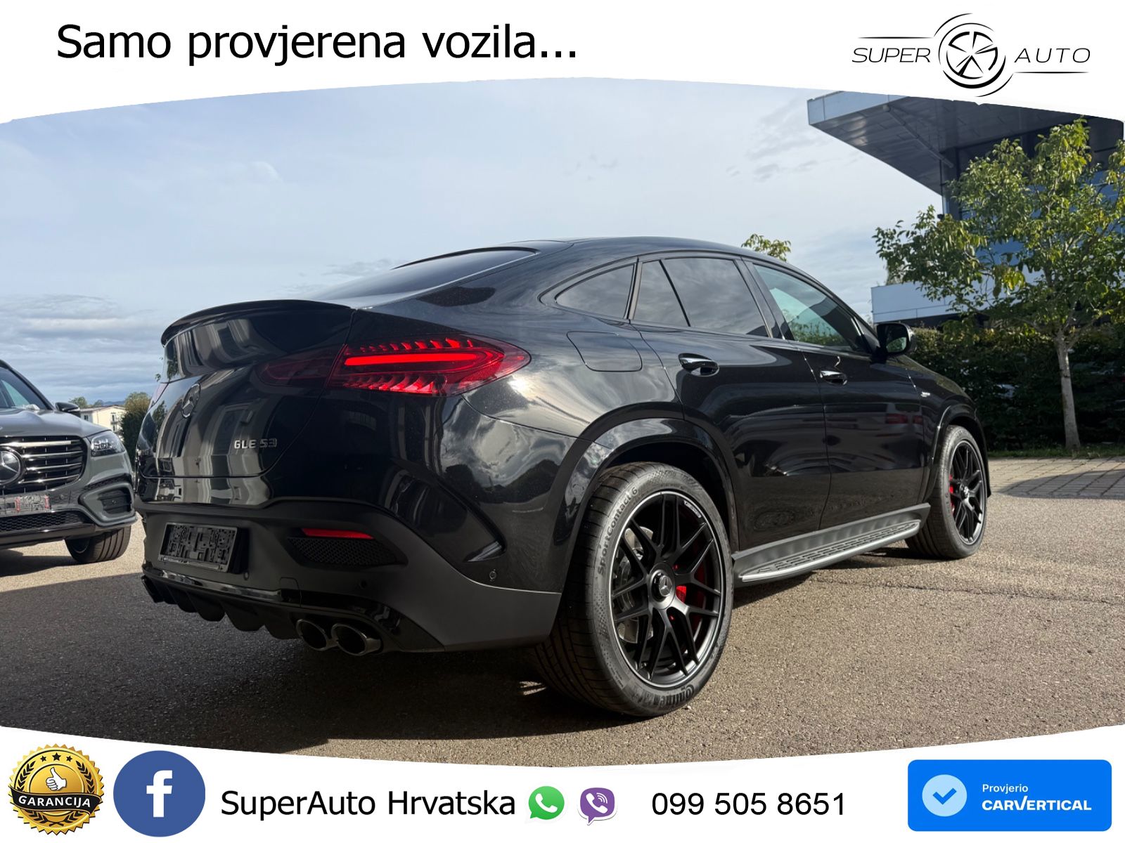 Mercedes AMG GLE 53 (435 KS) EQ Boost 4MATIC+ AMG SPEEDSHIFT TCT 9G LED+GR SJED+ACC