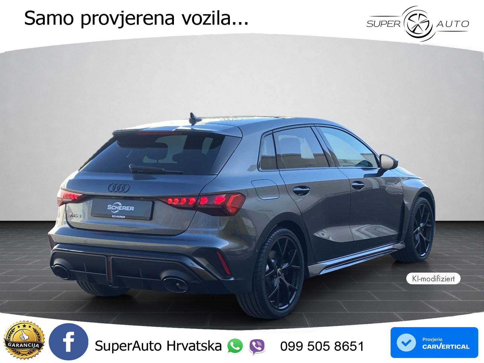 Audi RS3 Sedan 2.5 TFSI (400 KS) quattro S tronic LED+GR SJED+ACC