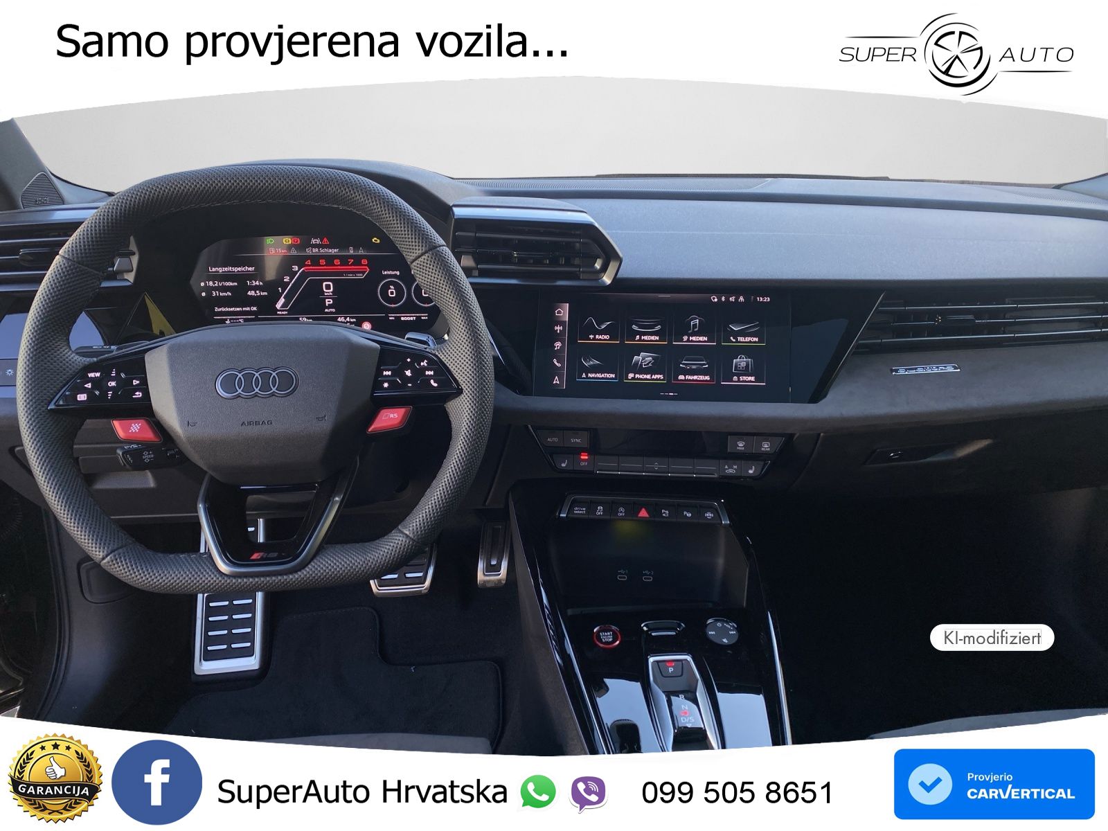 Audi RS3 Sedan 2.5 TFSI (400 KS) quattro S tronic LED+GR SJED+ACC