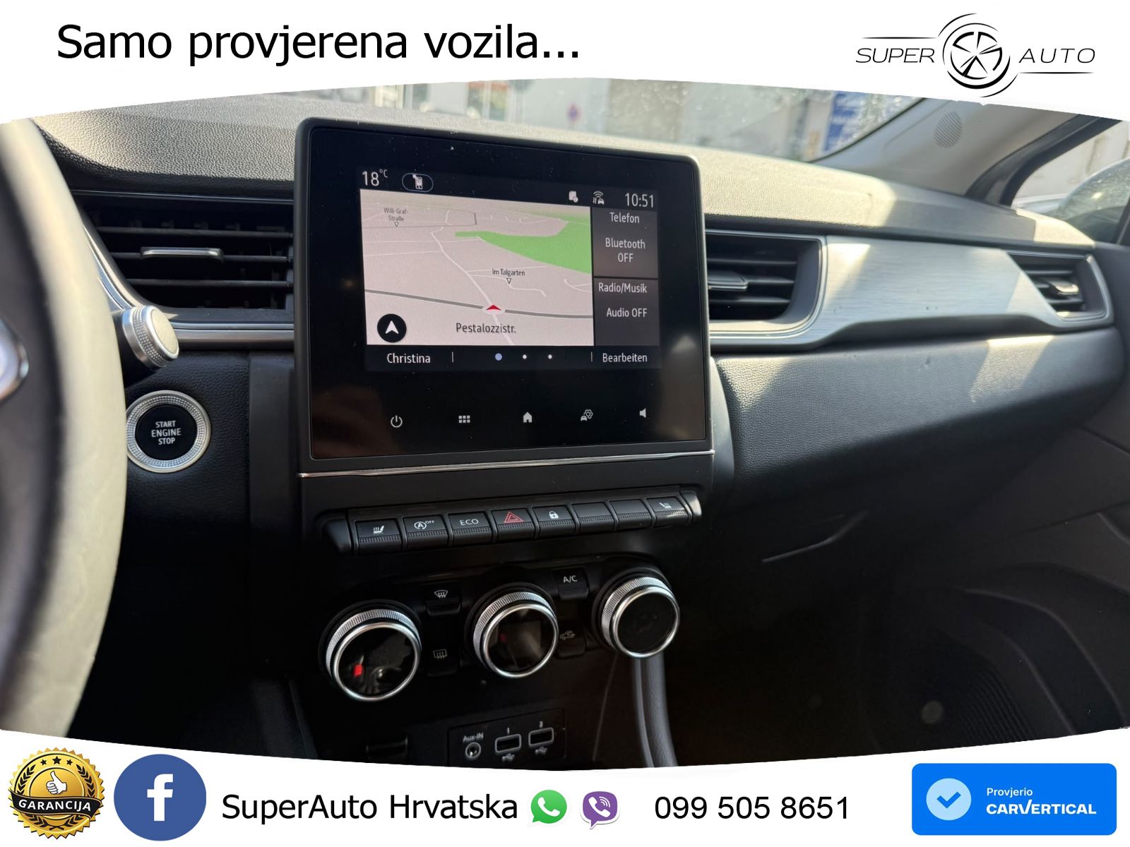 Renault Captur TCe 140KS Intens Navi/Kamera/Grijanje sjedala