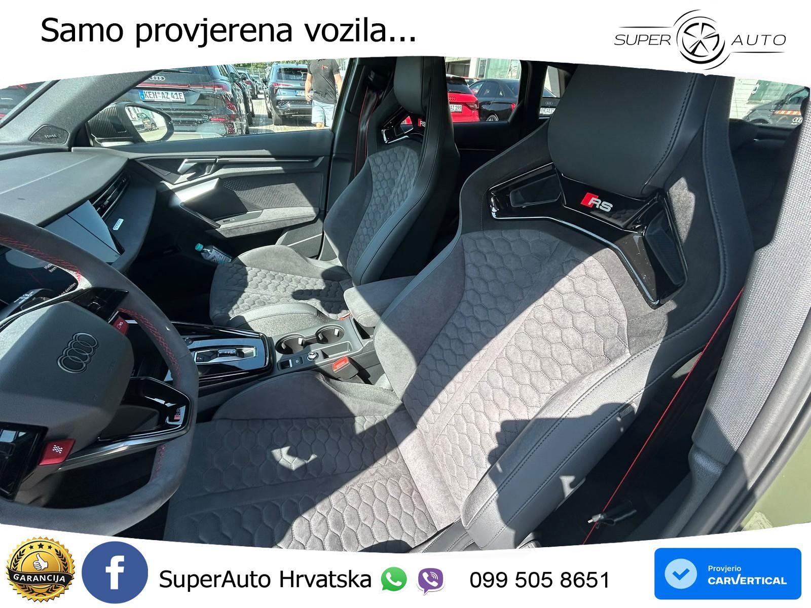 Audi RS3 Sedan 2.5 TFSI (400 KS) quattro S tronic LED+GR SJED+ACC