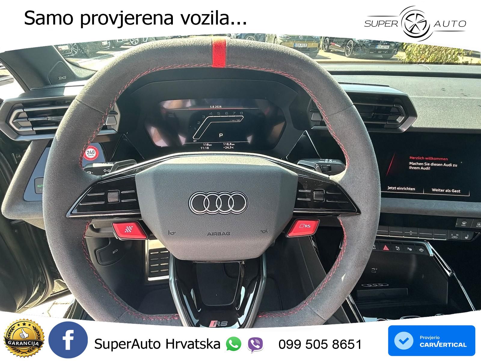 Audi RS3 Sedan 2.5 TFSI (400 KS) quattro S tronic LED+GR SJED+ACC