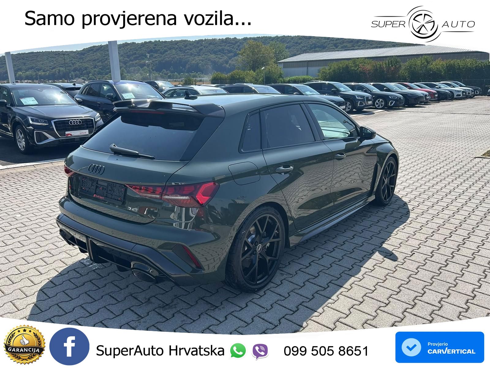 Audi RS3 Sedan 2.5 TFSI (400 KS) quattro S tronic LED+GR SJED+ACC