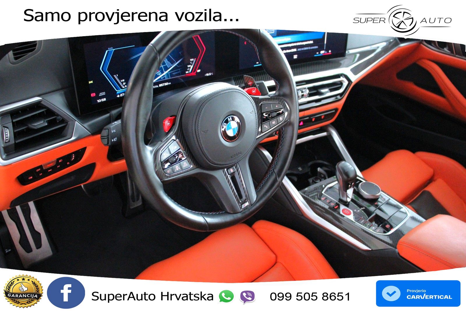 BMW M4 Competition 3.0 (510 KS) Steptronic LED+GR SJED+ACC