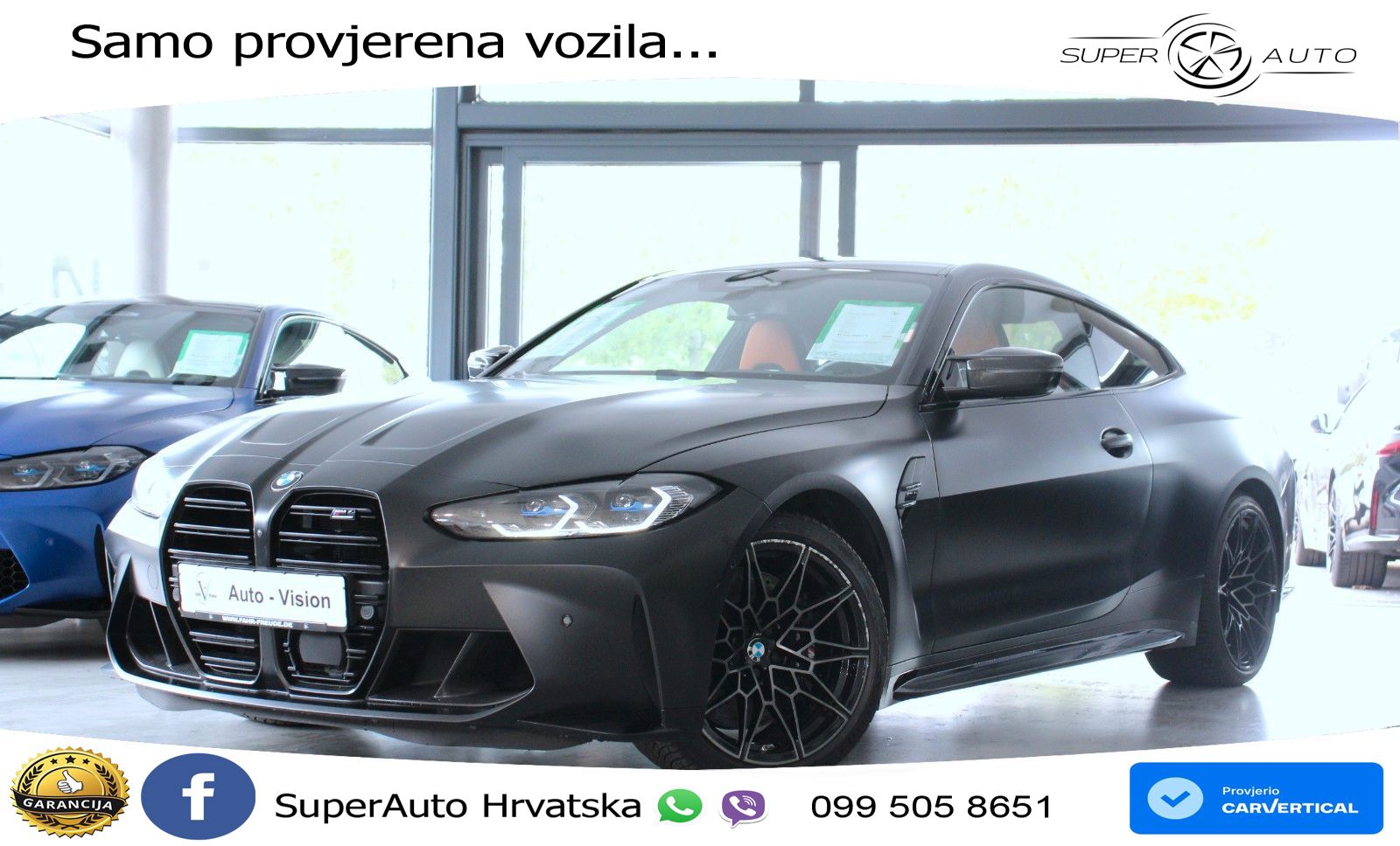BMW M4 Competition 3.0 (510 KS) Steptronic LED+GR SJED+ACC