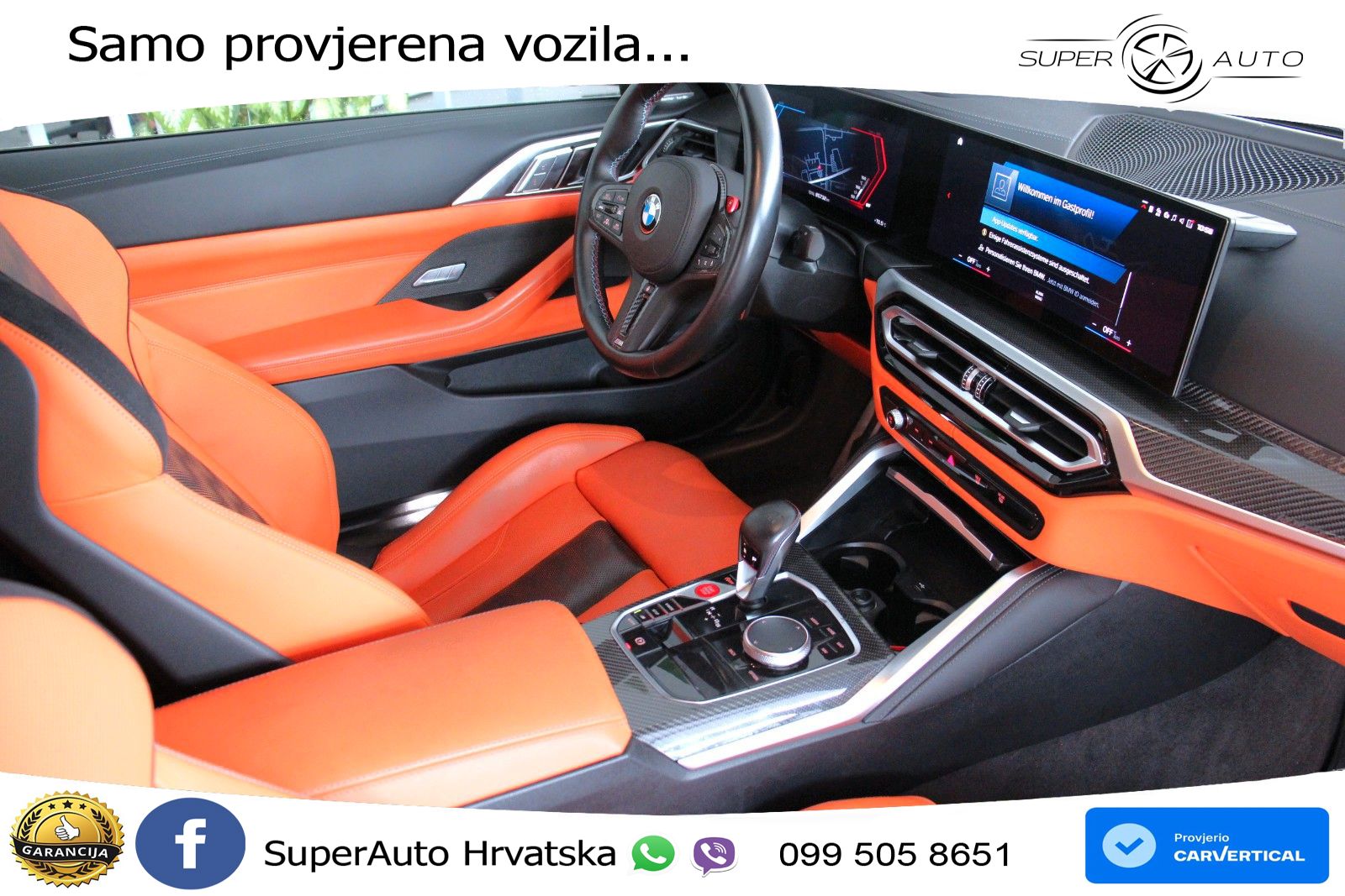 BMW M4 Competition 3.0 (510 KS) Steptronic LED+GR SJED+ACC