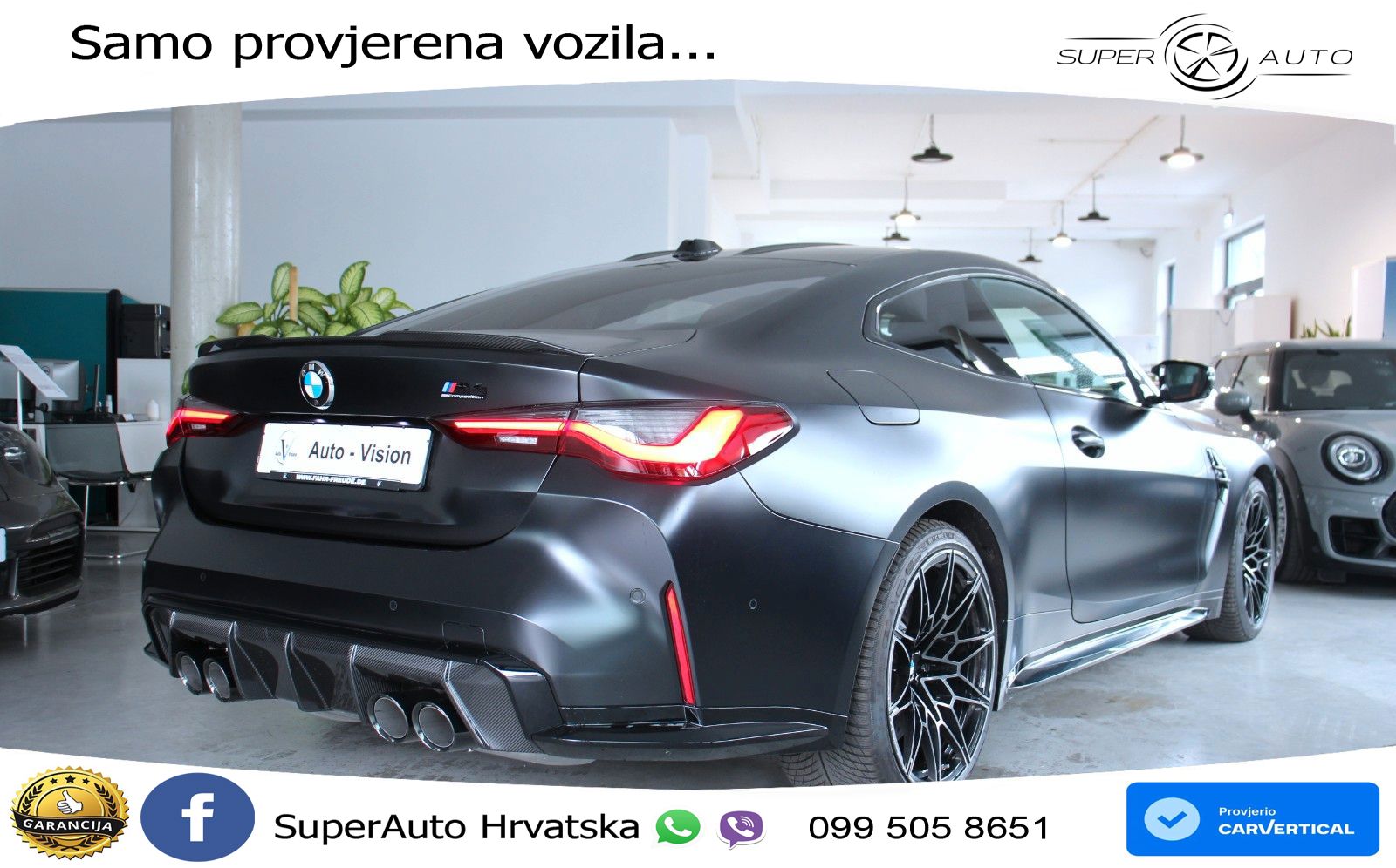 BMW M4 Competition 3.0 (510 KS) Steptronic LED+GR SJED+ACC