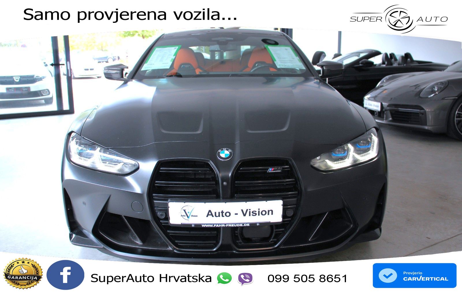 BMW M4 Competition 3.0 (510 KS) Steptronic LED+GR SJED+ACC