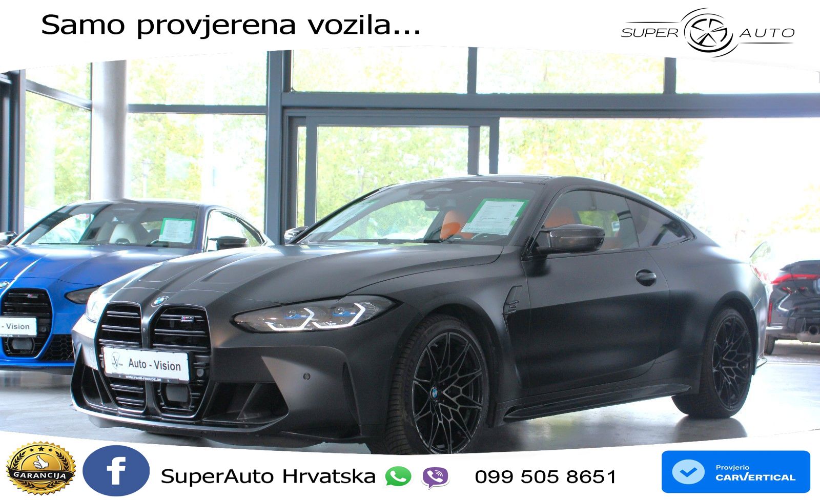 BMW M4 Competition 3.0 (510 KS) Steptronic LED+GR SJED+ACC