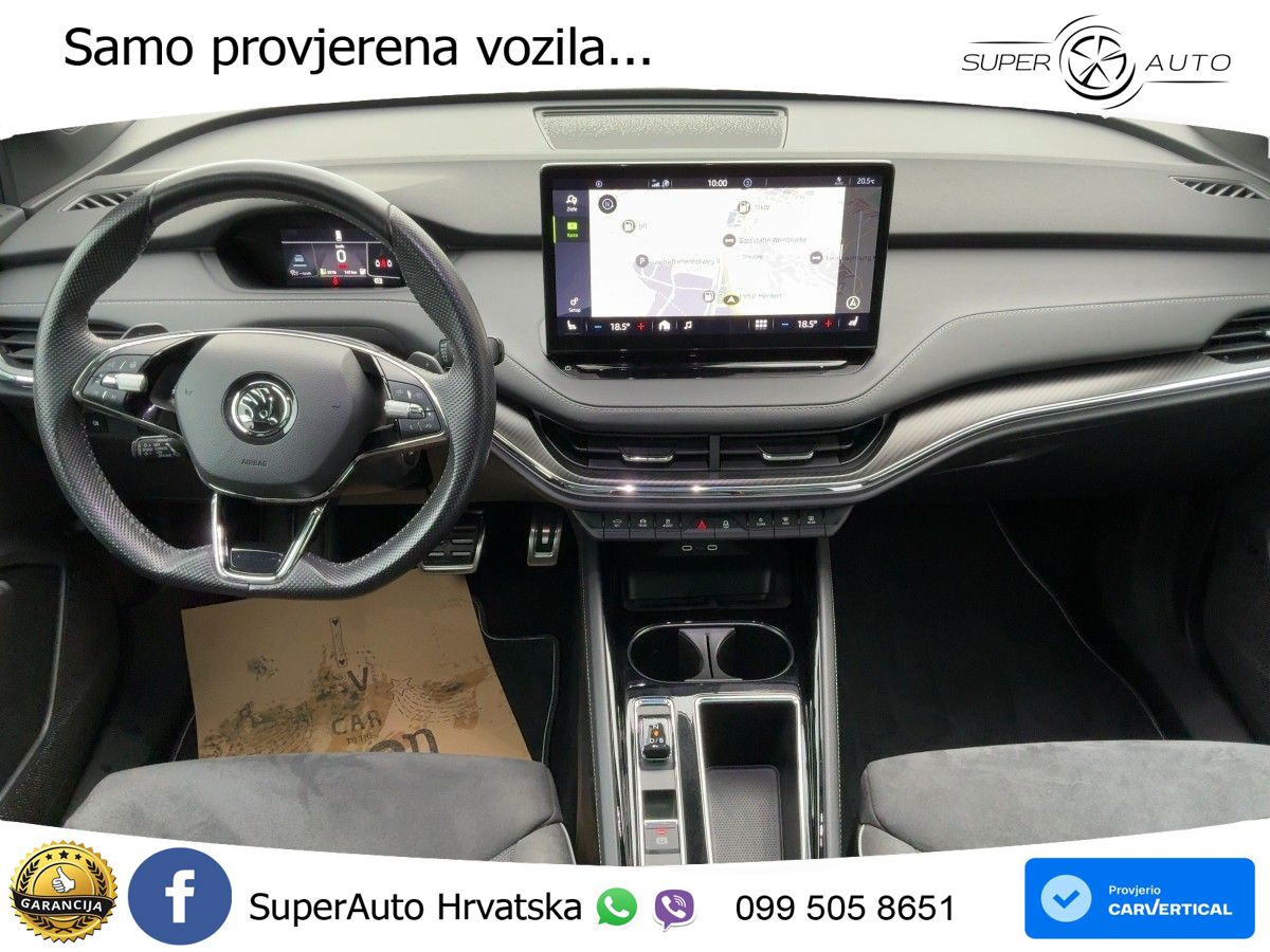 Škoda Enyaq iV 80x 82 kWh (265 KS) AWD SportLine LED+GR SJED+ACC