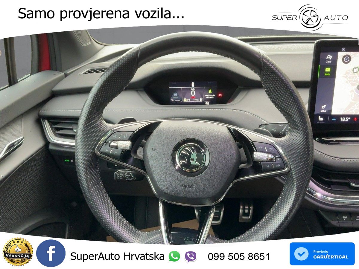 Škoda Enyaq iV 80x 82 kWh (265 KS) AWD SportLine LED+GR SJED+ACC