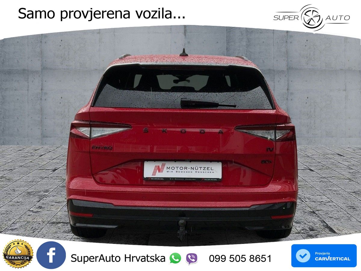 Škoda Enyaq iV 80x 82 kWh (265 KS) AWD SportLine LED+GR SJED+ACC