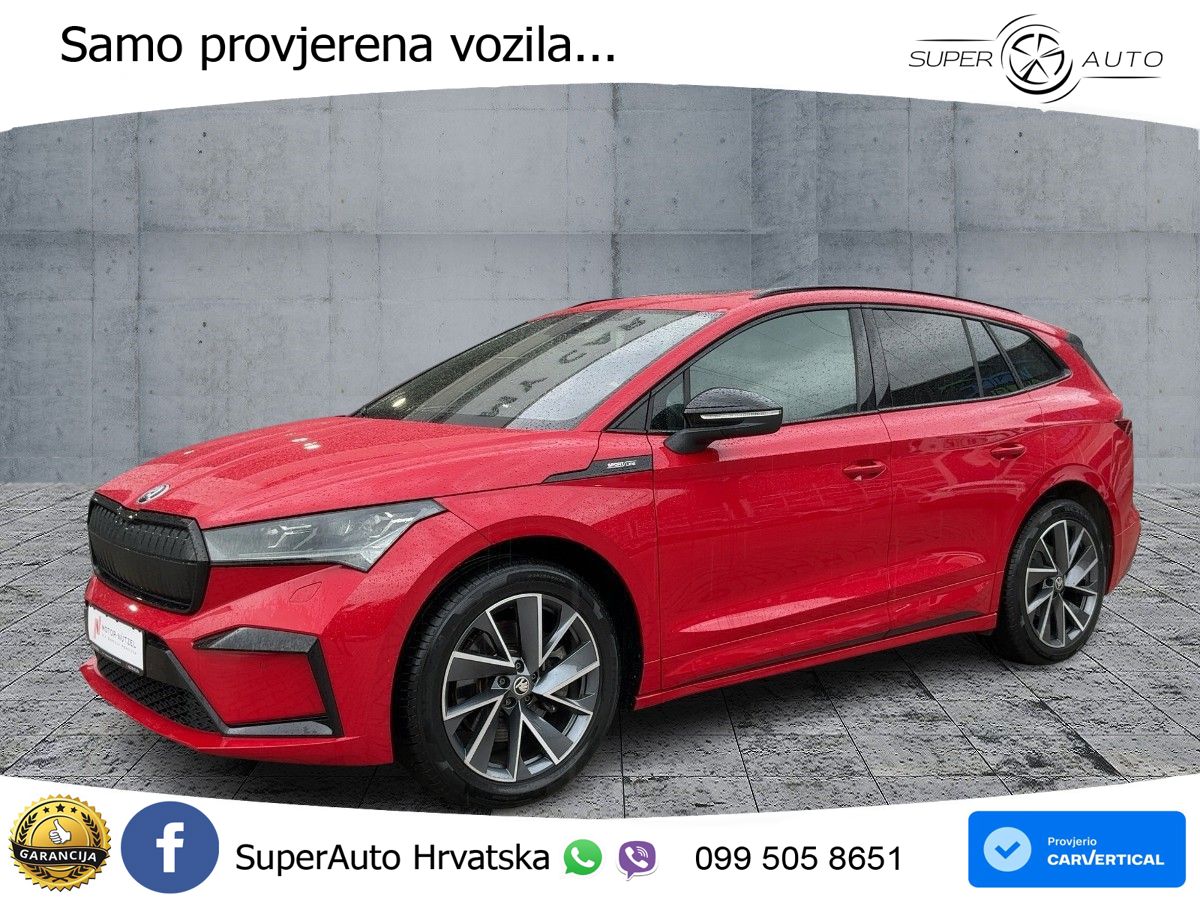 Škoda Enyaq iV 80x 82 kWh (265 KS) AWD SportLine LED+GR SJED+ACC