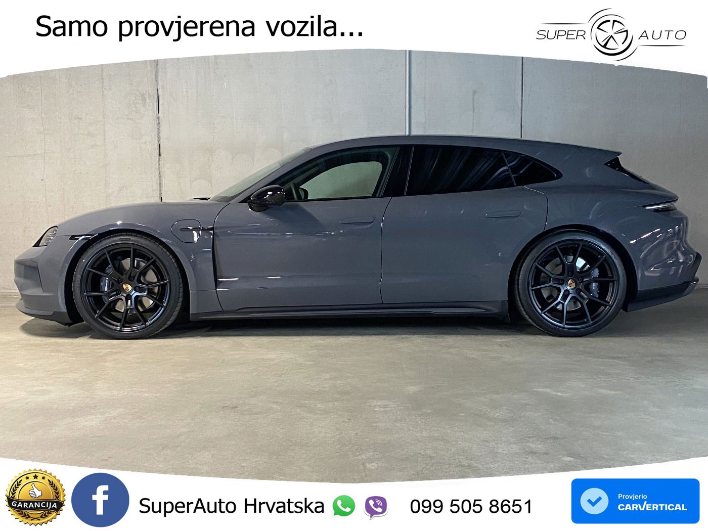 Porsche Taycan Sport Turismo 105 kWh (435 KS)